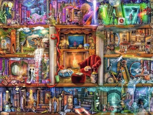 Ravensburger Puzzle Die Grosse Bibliothek (1500 Teile) 12000190