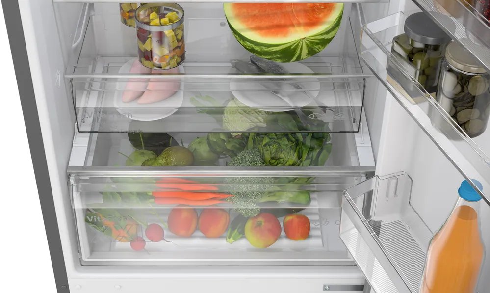 EAN 4242005506637 - Bosch Serie 4 KGN49OCAF nevera y congelador Independiente 311 L Antracita imagen 6