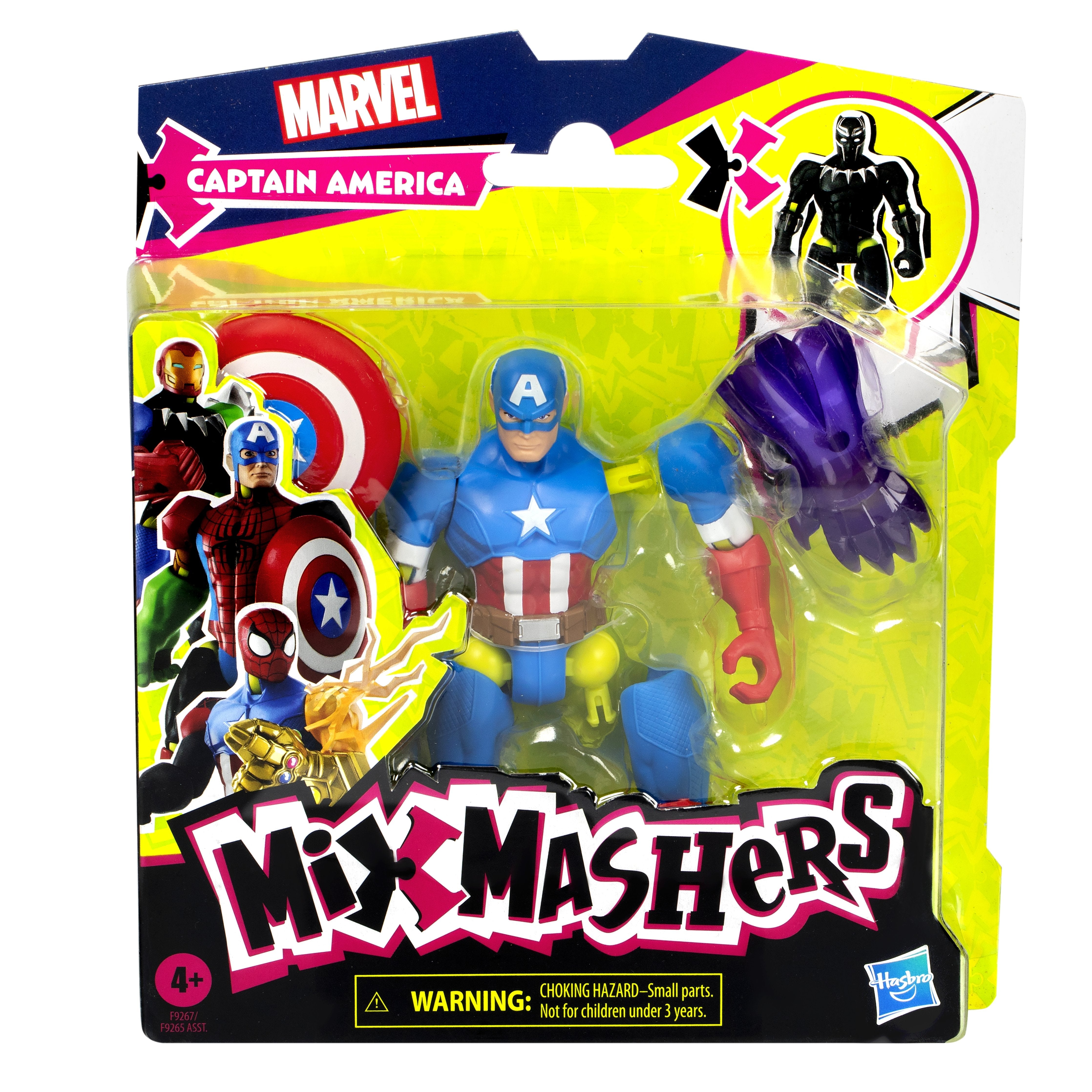 Figura Capitan America Mix Mashers Marvel 12cm