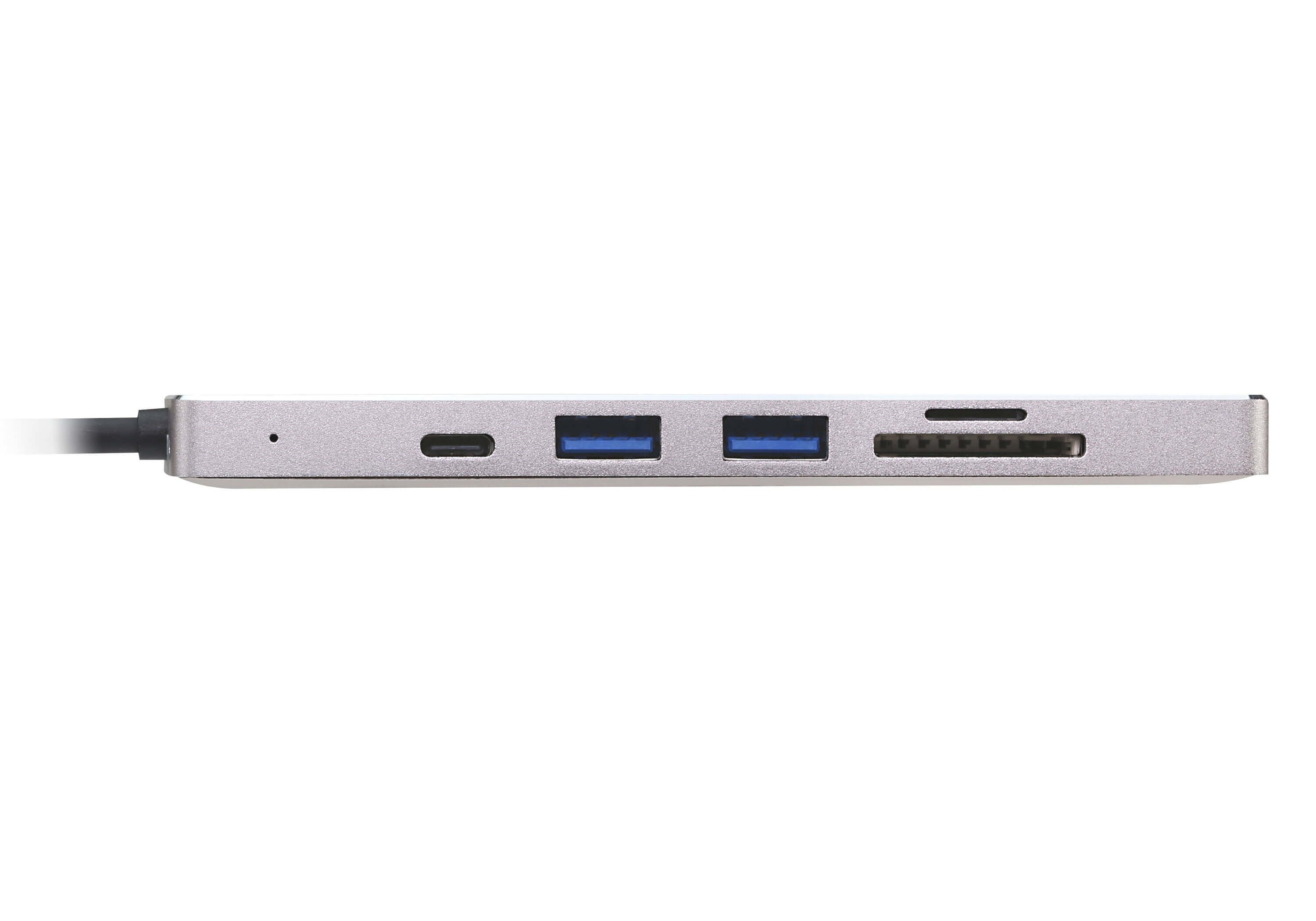 EAN 4710469340642 - ATEN UH3239 Alámbrico USB 3.2 Gen 1 (3.1 Gen 1) Type-C Negro, Oro imagen 2