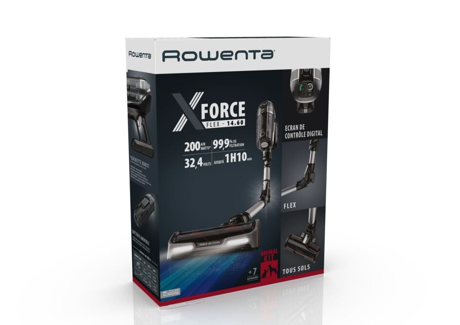 Aspirador Rowenta X-Force Flex 14.60 Animal Rh9958 (Negro/Plata) Rh9958