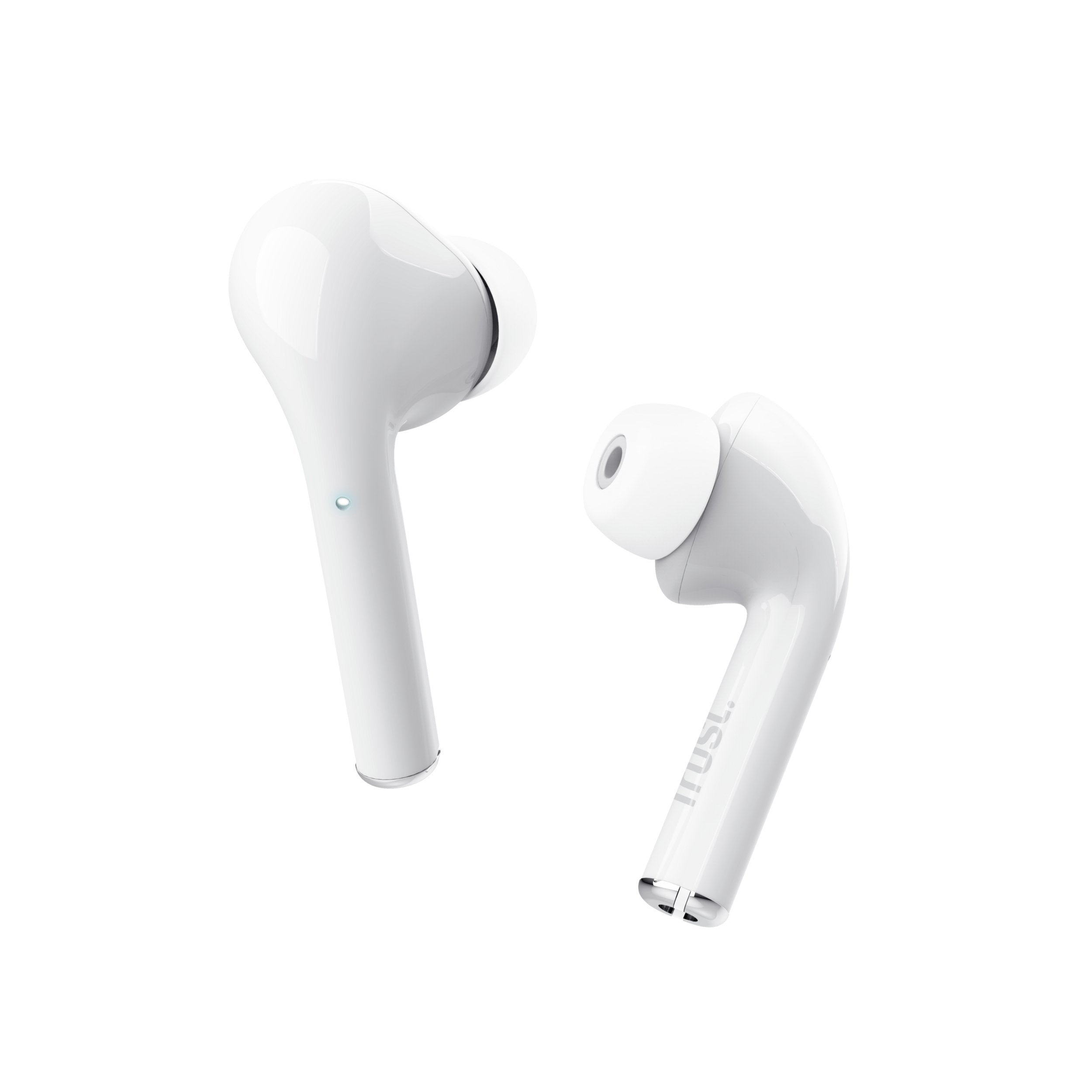Auriculares Bluetooth Trust Nika Touch Con Estuche De Carga Autonomía 6h Blancos
