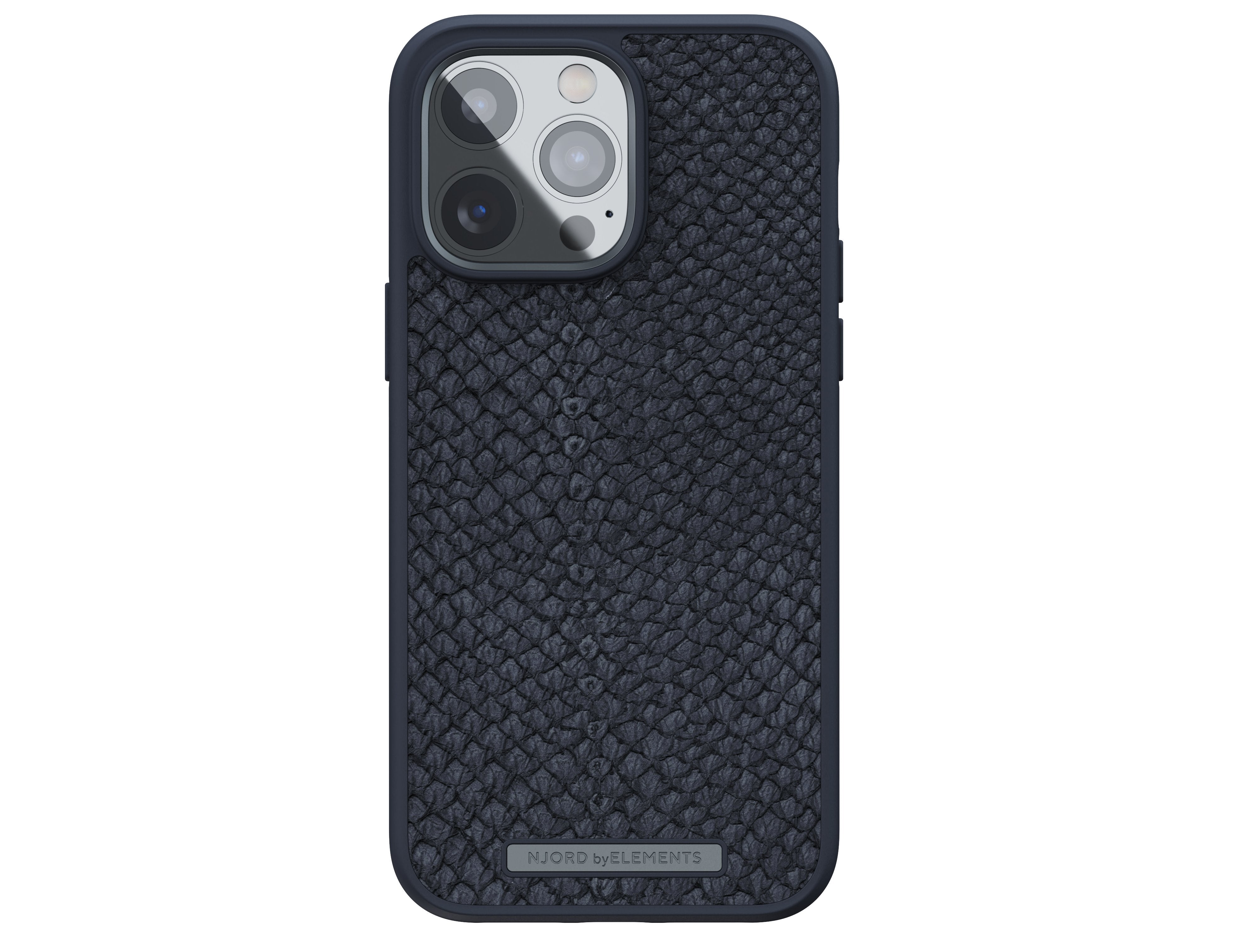 Njord Byelements Salmon Leather Magsafe Case - Iphone 14 Pro Max - Black