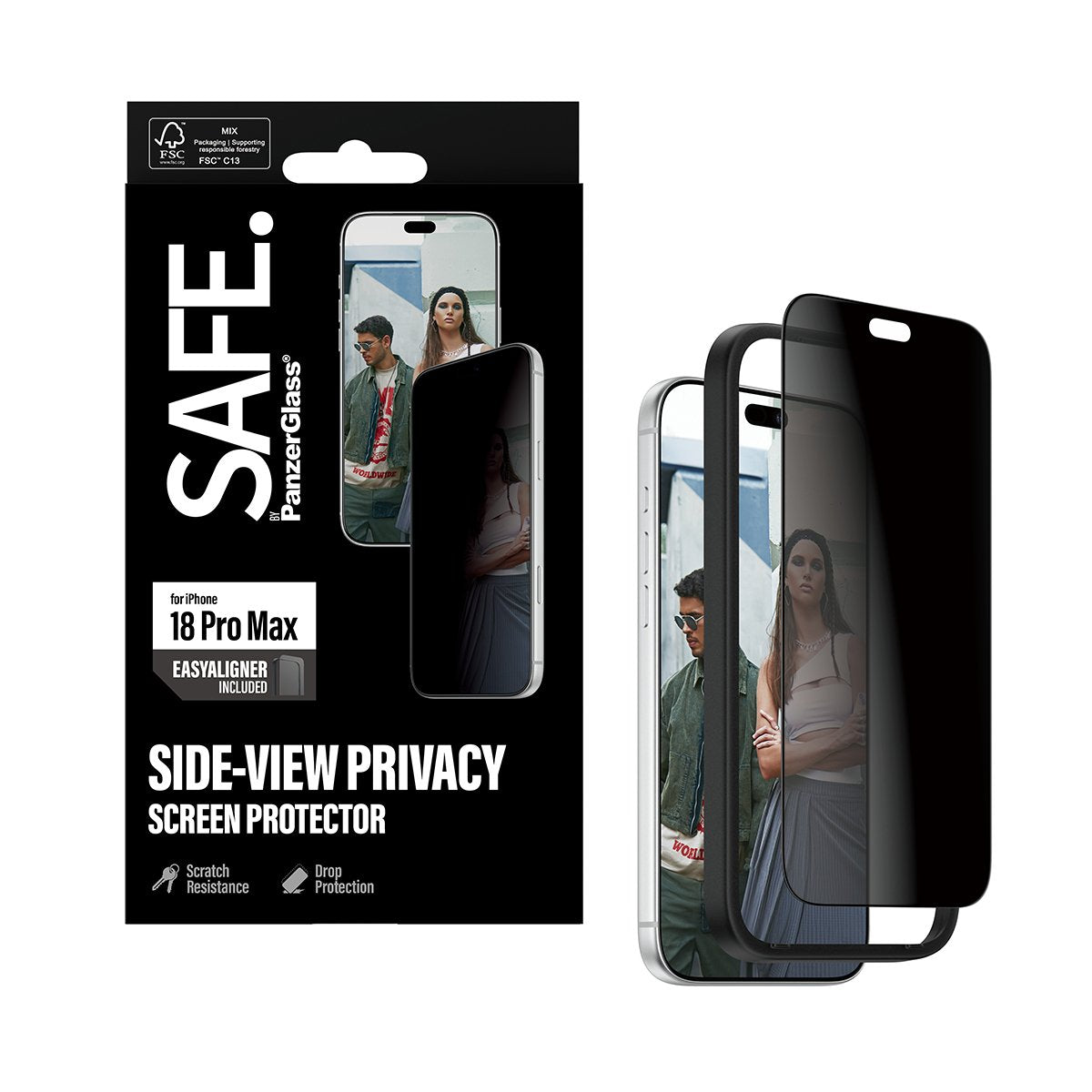 Panzerglass Safe. Privacy Screen Protector Iphone 18 Pro Max