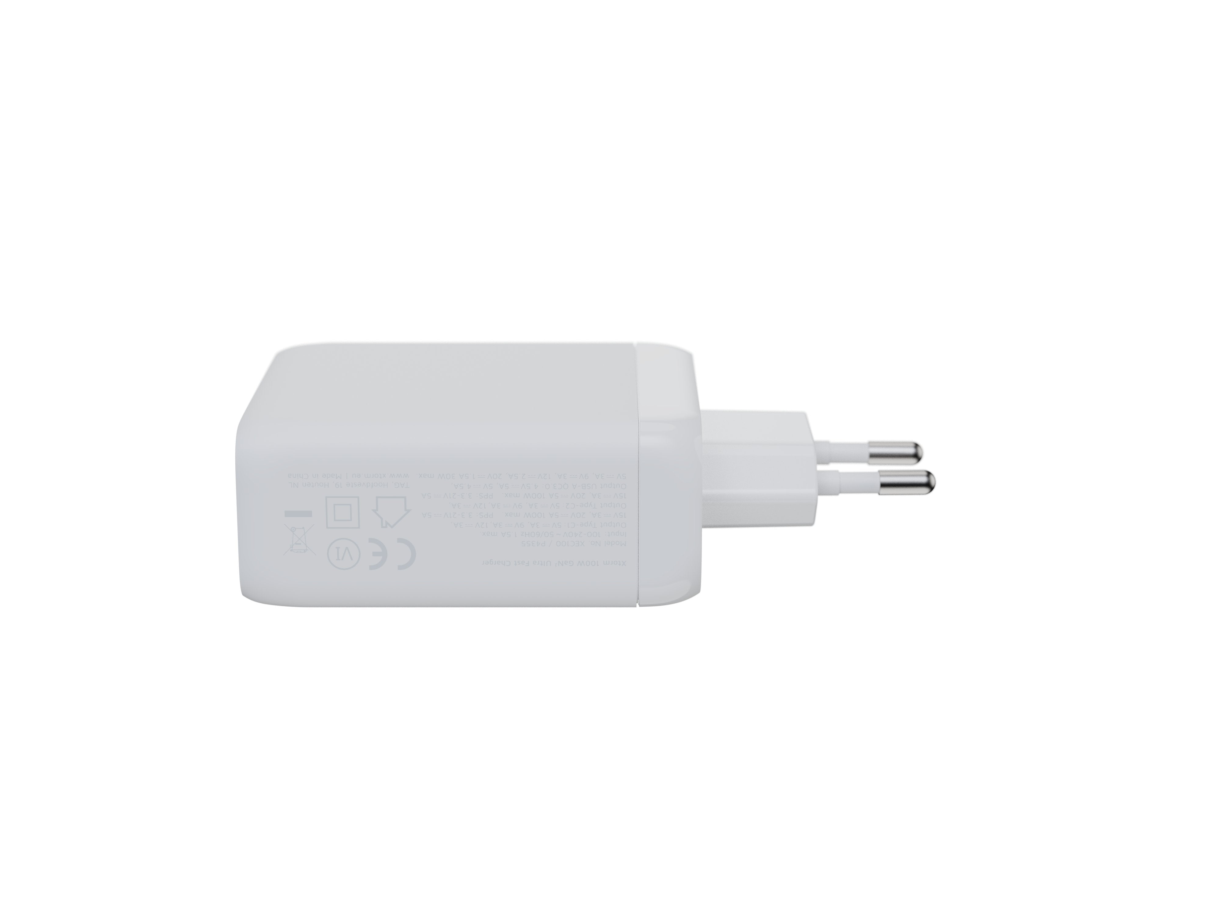 Cargador De Pared Xtorm Xec100 2xusb Tipo-C 1xusb 100w