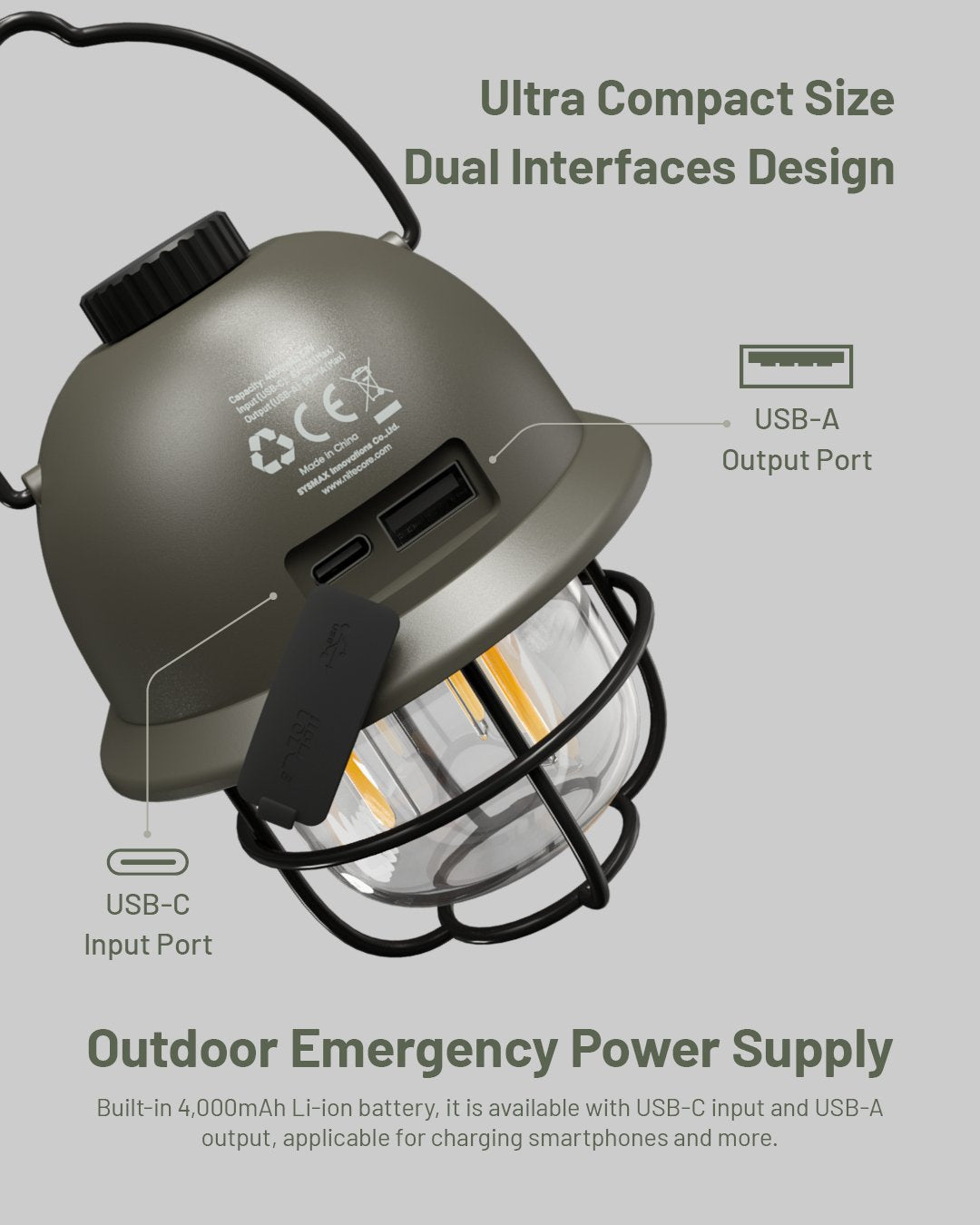 Flashlight Lamp Series/100 Lumens Lr40 White Nitecore