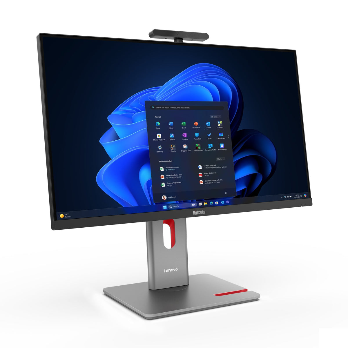 EAN 0198157088108 - Lenovo ThinkCentre M90a Pro Gen 6 Intel Core Ultra 5 225 68,6 cm (27") 2560 x 1440 Pixeles PC todo en uno imagen 3