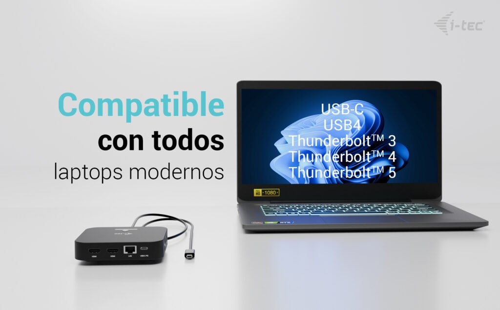 I-Tec Usb-C Dual Hdmi Ds 2x Hdmi 1x Glan 2x Usb-A 3.2 2x Usb 2.0 1x Usb-C Gen2 1x Usb-C Gen1 1x Audio Mic Jack 1x 100w Usb-C Pd