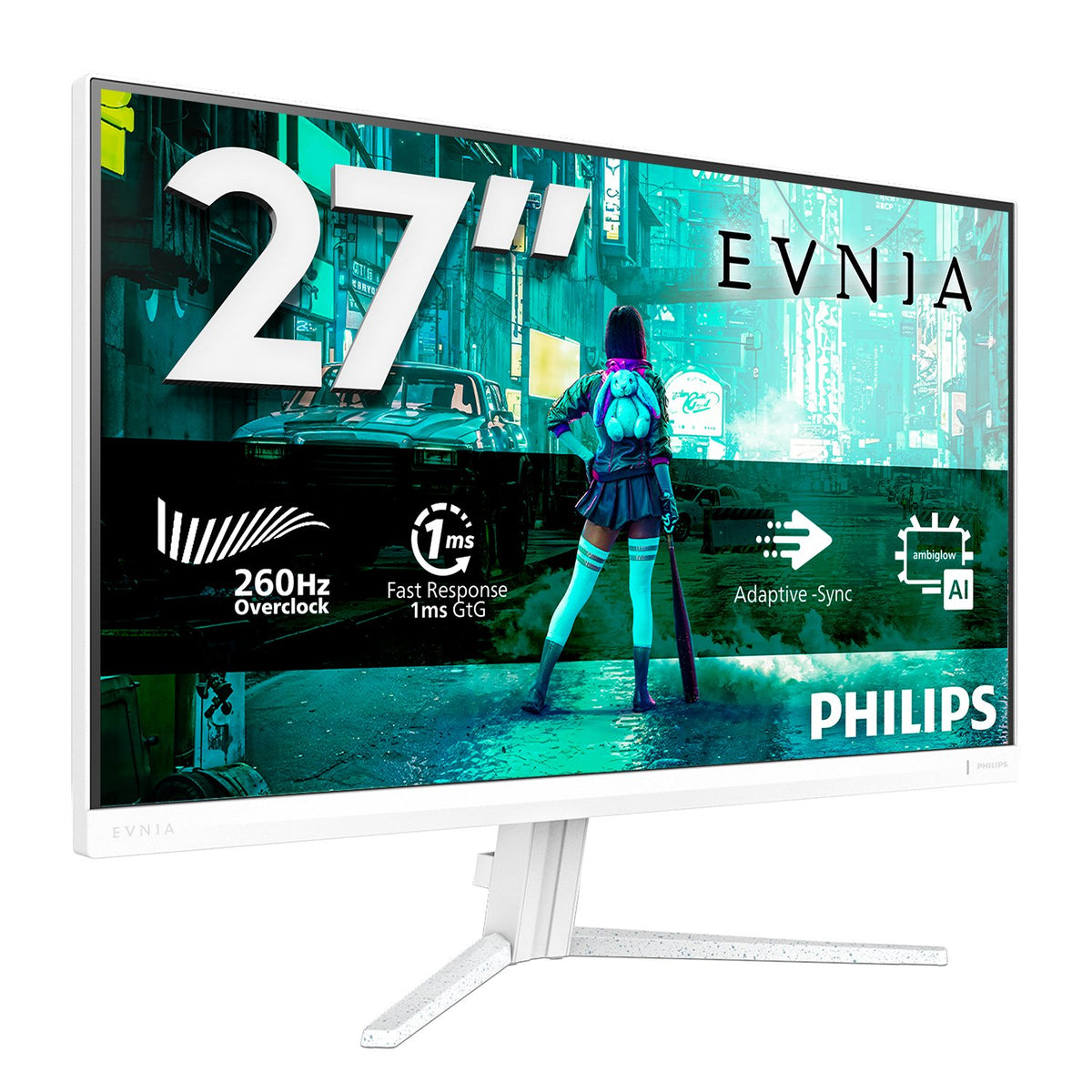 EAN 8721038007732 - Philips 27M2N3201PL/00 pantalla para PC 68,6 cm (27") 1920 x 1080 Pixeles Full HD LCD Blanco imagen 3