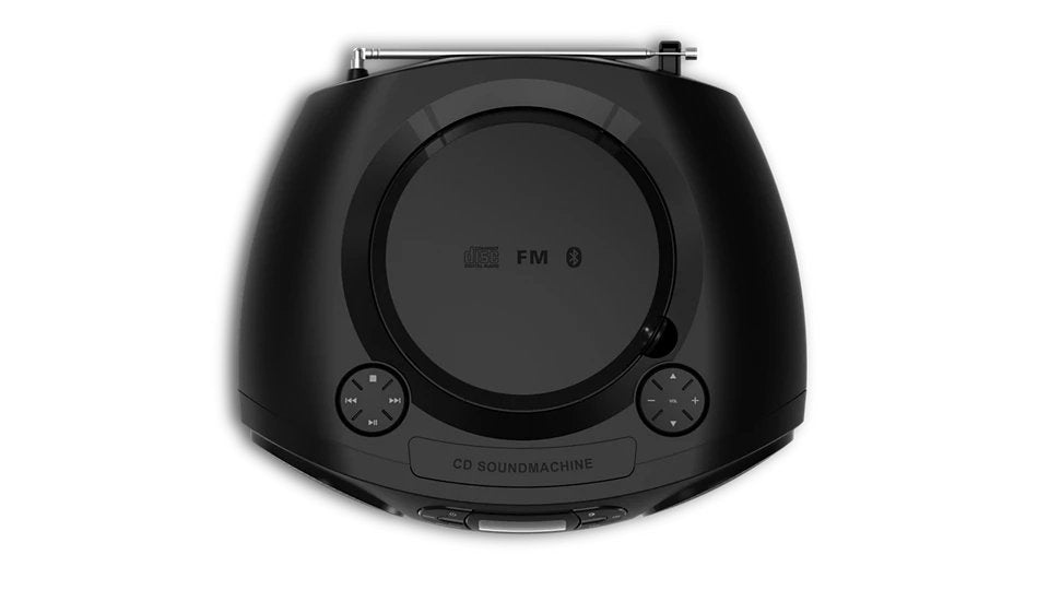 Radio Cd Philips Taz2000b 3w Rms Con Cable Con Pilas Negra