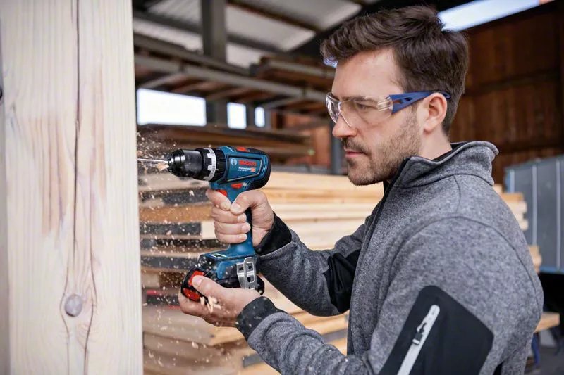 Bosch Taladro De Impacto Inalámbrico Gsb 18v-90 C Professional, 18volt 06019k6104