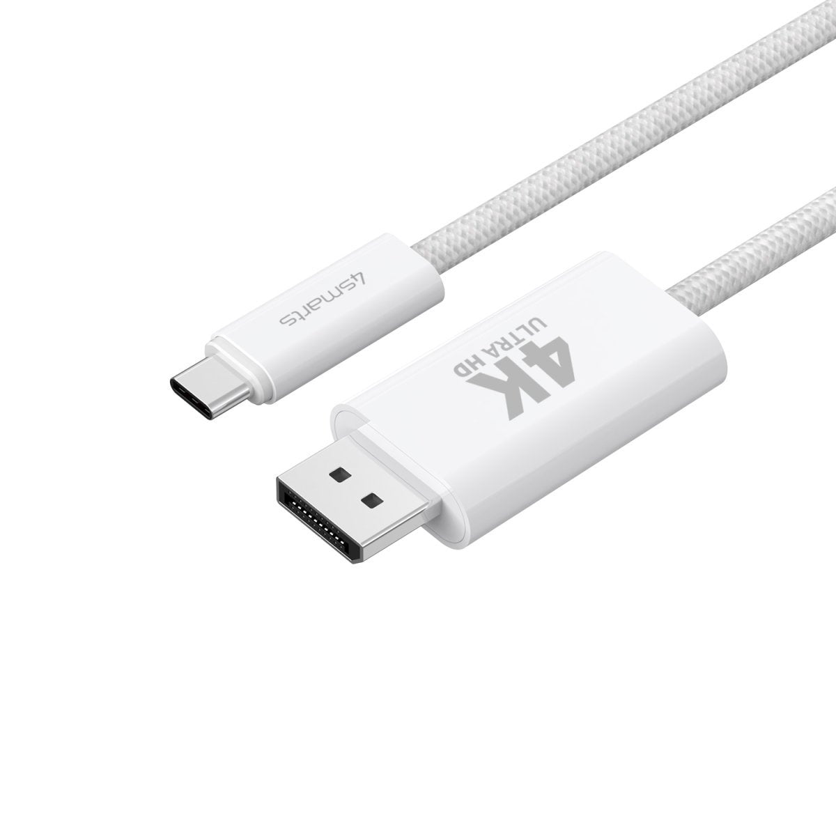 Cable 4smarts Usb-C Auf Display Port 2m. Wei