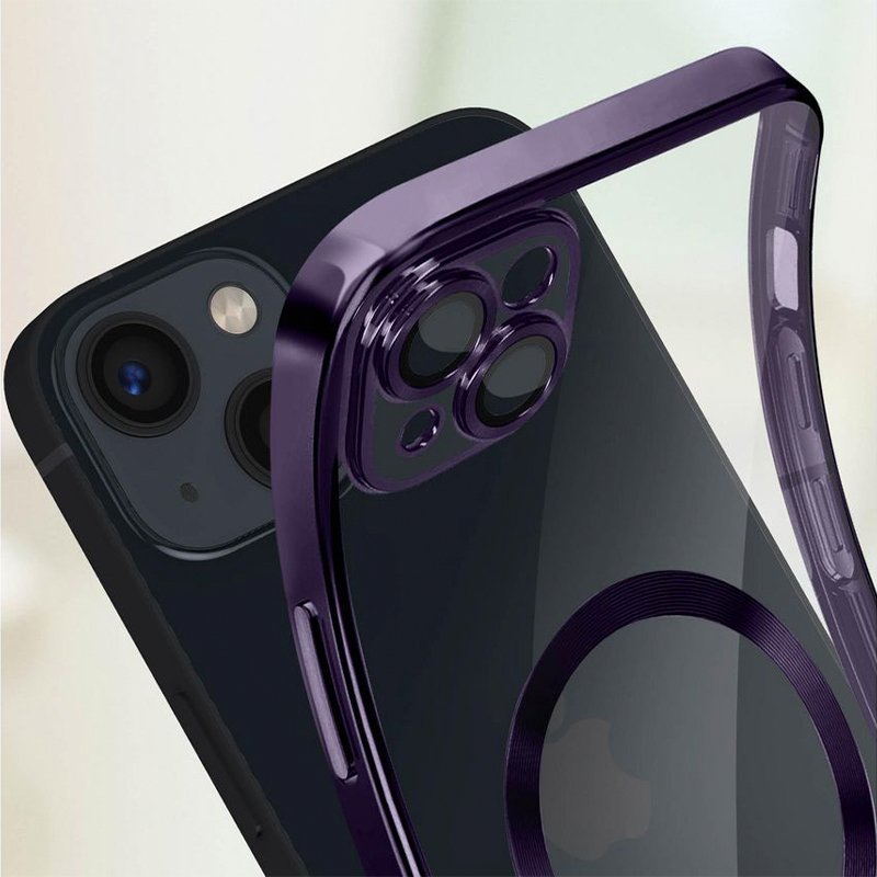 Funda Cool Iphone 15 Pro Magnetica Violeta