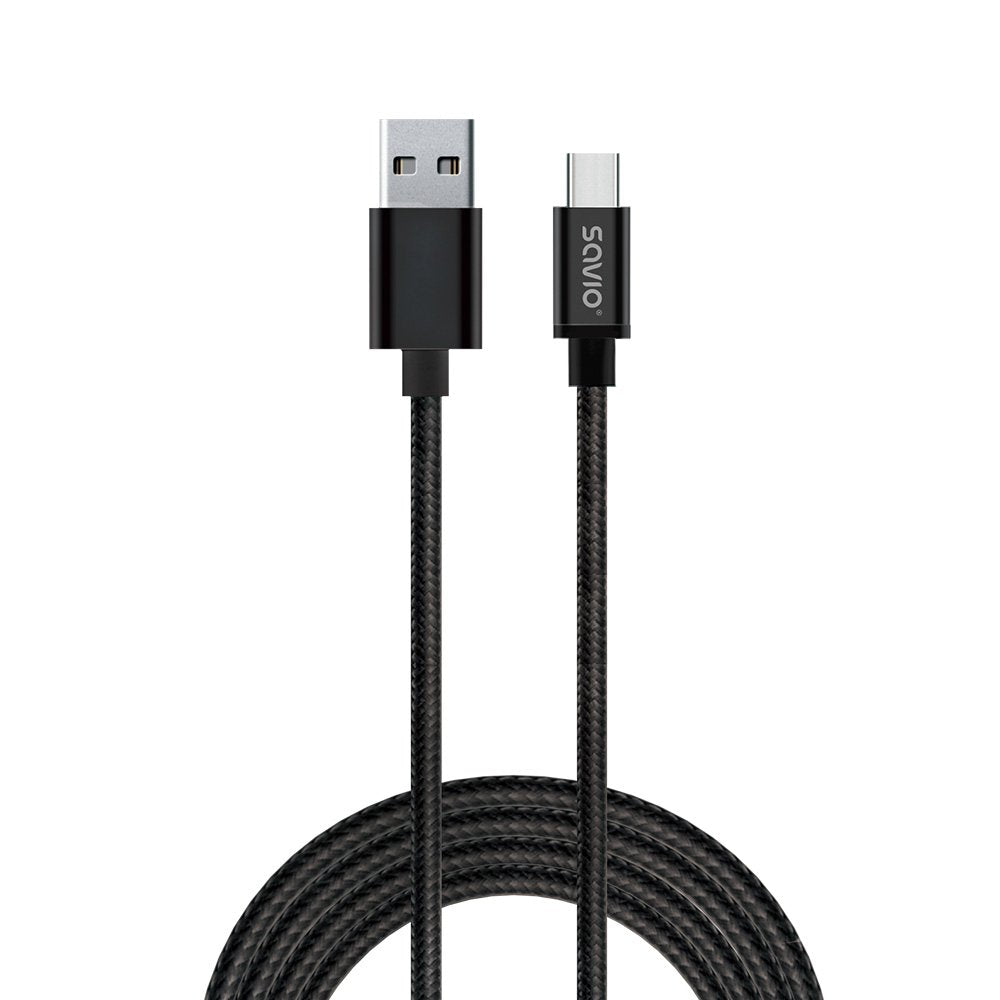 Savio Cl-129 Usb - Usb Type C Cable 2.1a, Braid, 2m