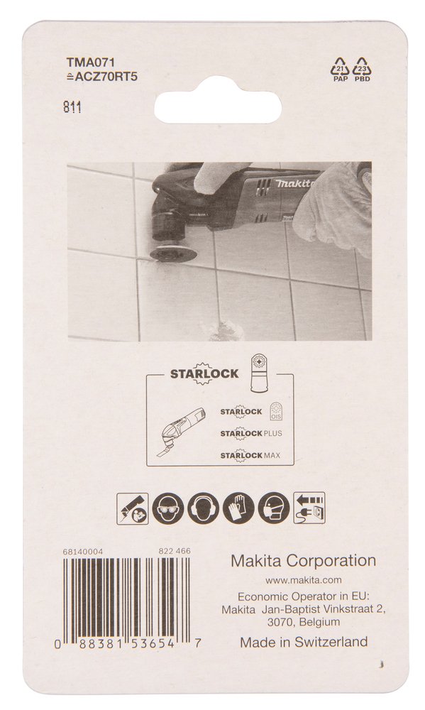 Makita  B-65040 Hm-Segmentsägeblatt 65 Tma071