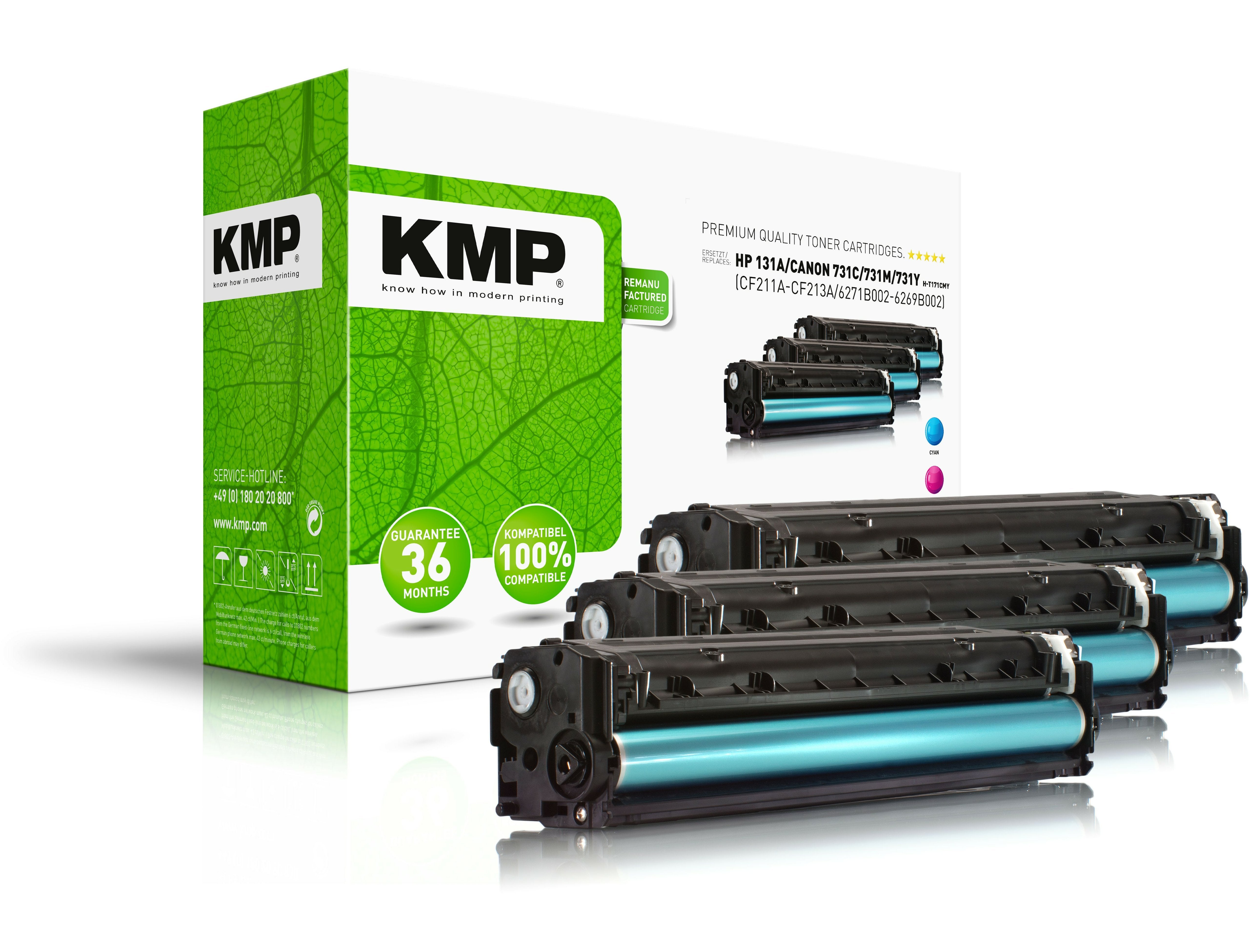 Kmp Toner Hp Cf211a-213a Multip. 1800 S. H-T171cmy Remanufactured