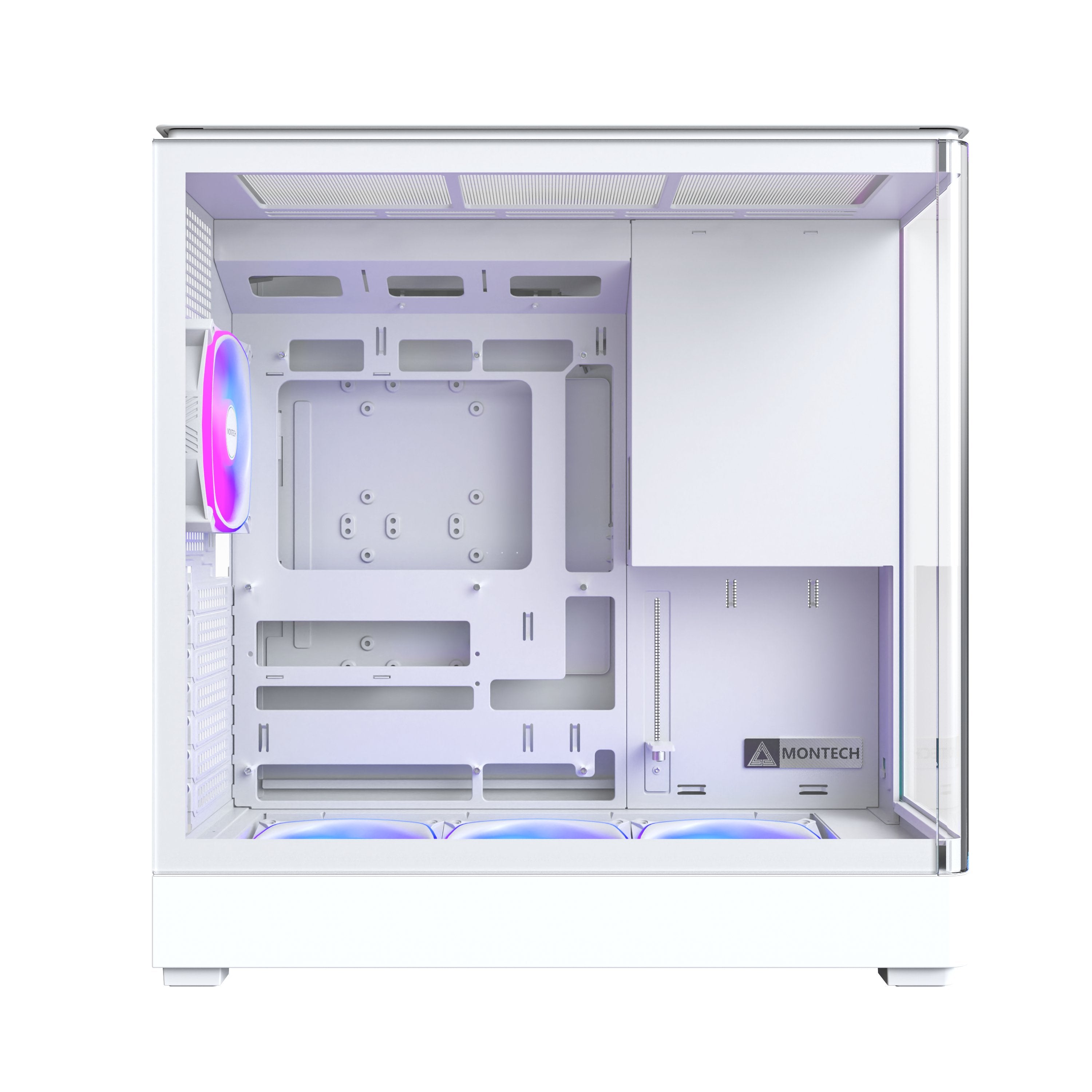 Caja  Pc Montech King 45 Pro Blanca King 45 Pro (W)