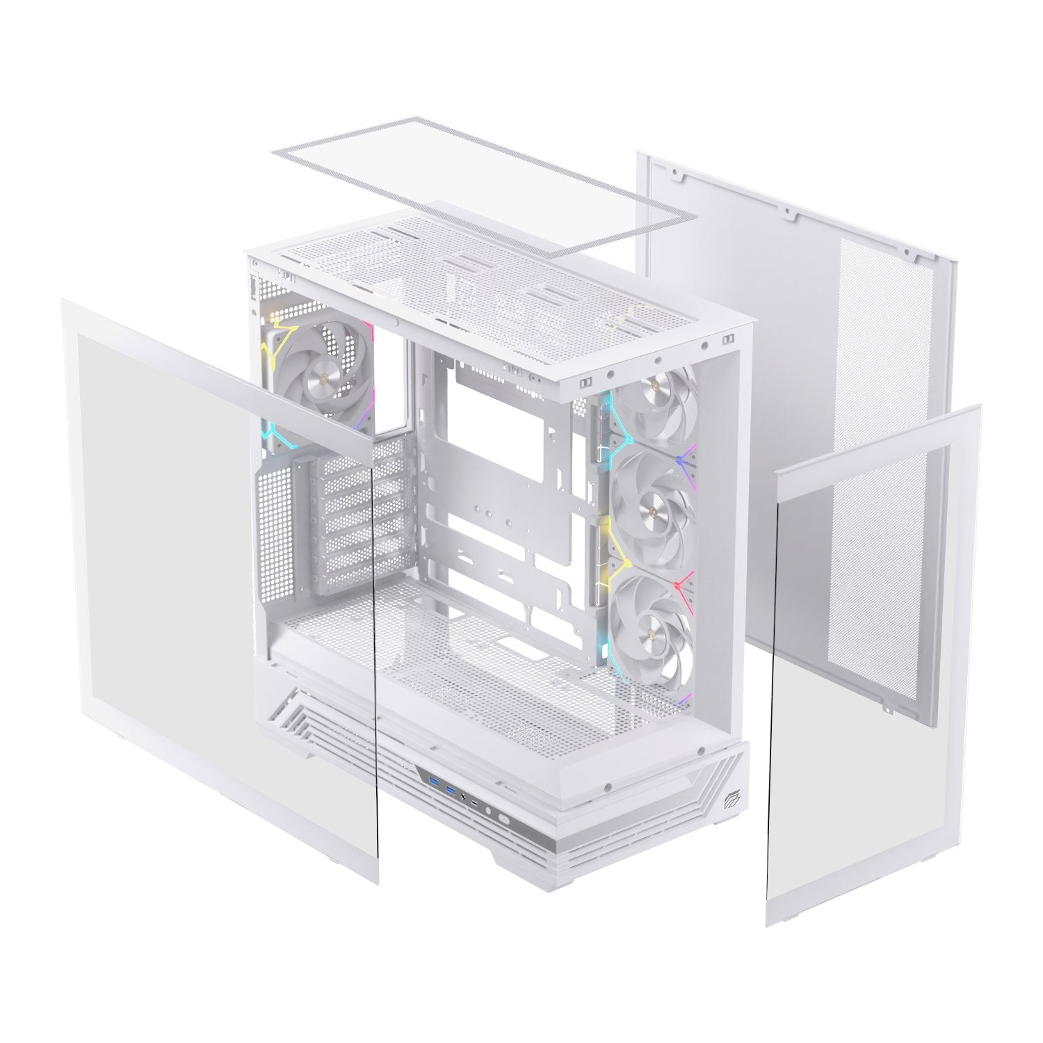 EAN 6977277365900 - Einarex EXCS-PR-800R-W carcasa de ordenador Midi Tower Blanco imagen 11