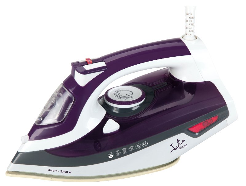 Plancha De Vapor Jata Pl221c 2400w Golpe Vapor 160g Vapor Vertical Deposito Agua 350ml Suela Ceramica Antical Permanente