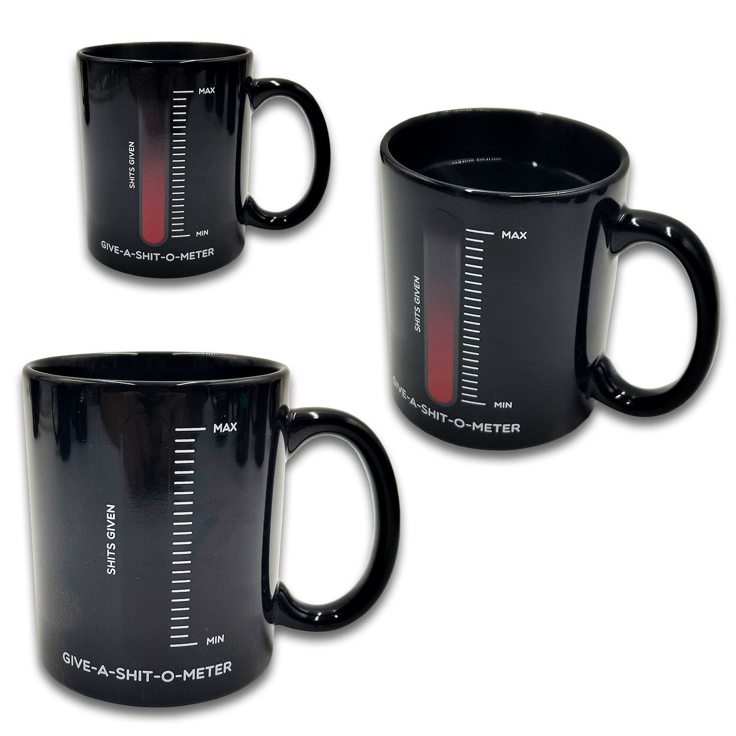 Mad Monkey - Tasse "Give A Shit" - Con Farbwechsel