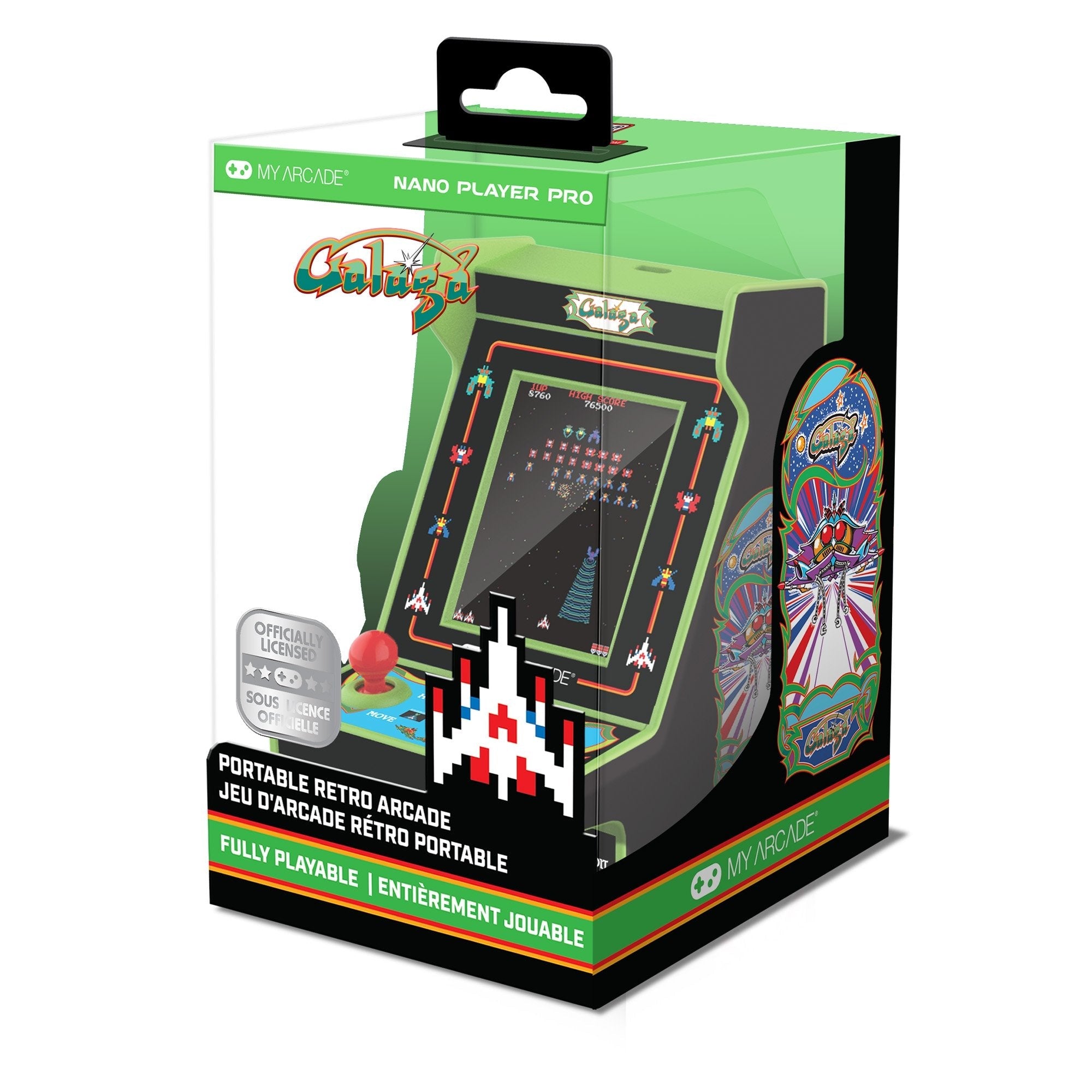 My Arcade Nano Player Galaga 4.5" Dgunl-4197
