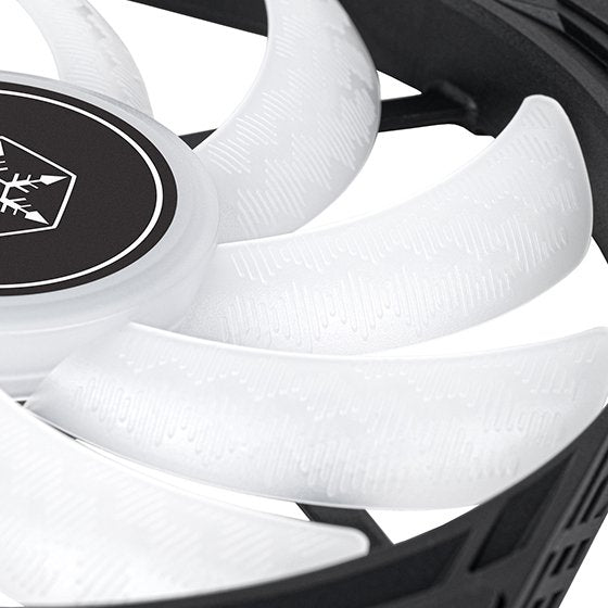 Ventilador  Silverstone Air Slimmer 140 Argb, Negro