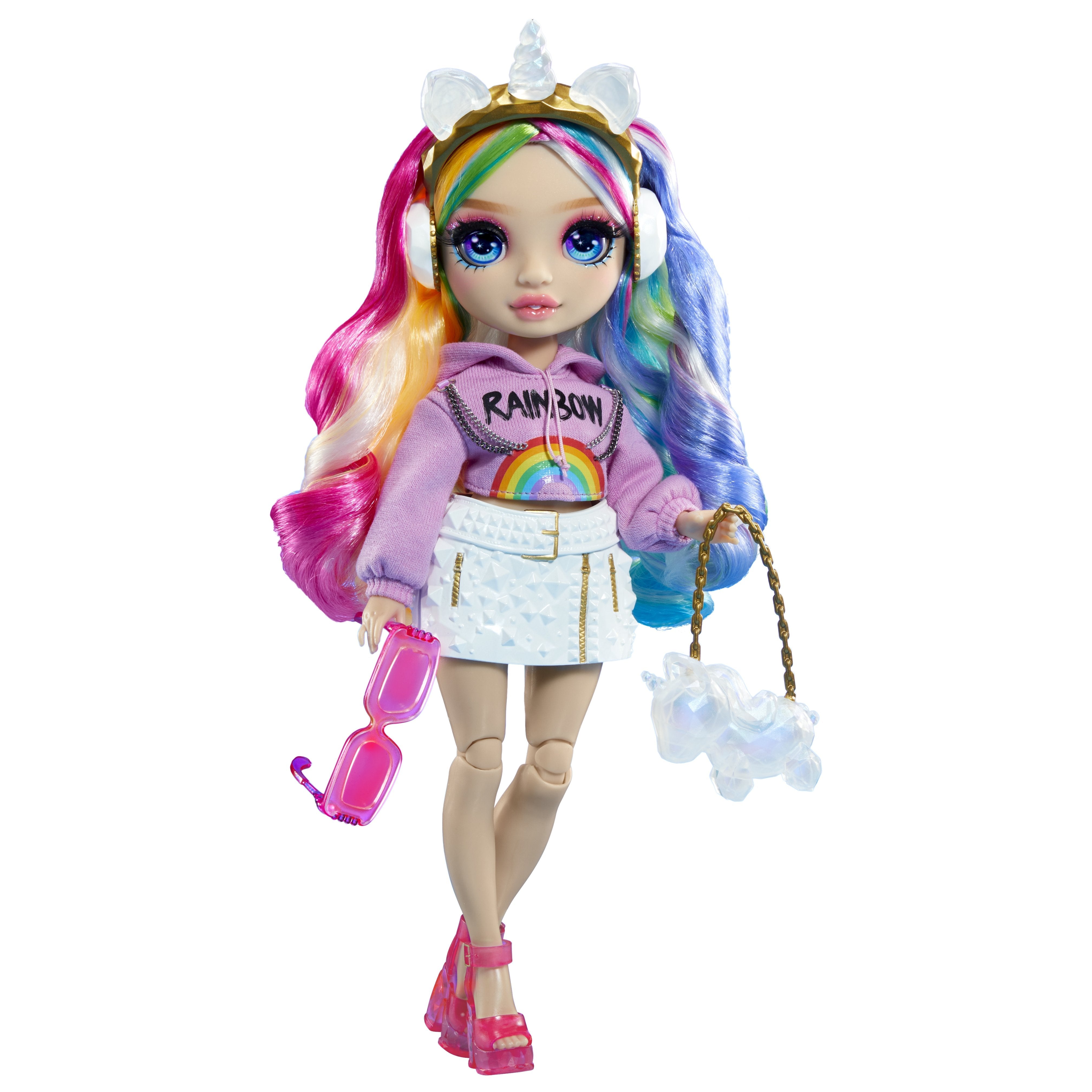 EAN 0035051121411 - Rainbow High Creative Crystals Fashion Doll- Amaya imagen 8