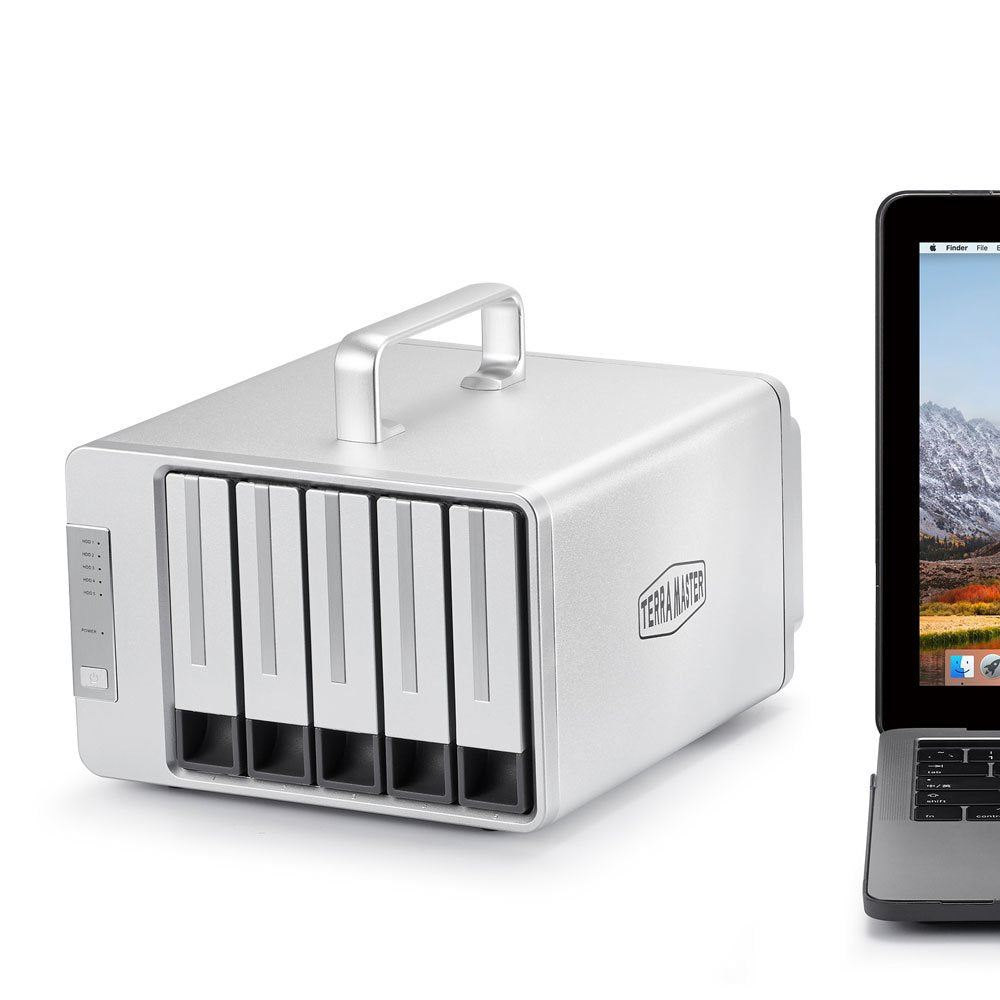 EAN 6939236139144 - TerraMaster D5 Thunderbolt 3 unidad de disco multiple 0 TB Escritorio Gris imagen 7