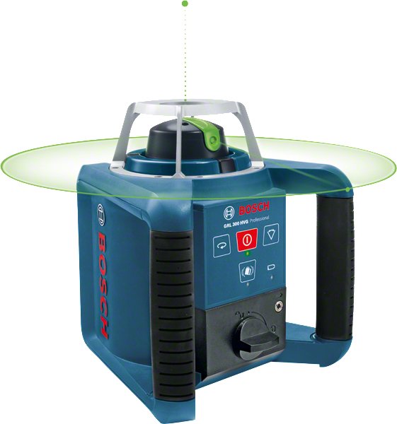 Bosch Láser Rotativo Grl 300 Hvg Professional, Con Soporte 0601061700