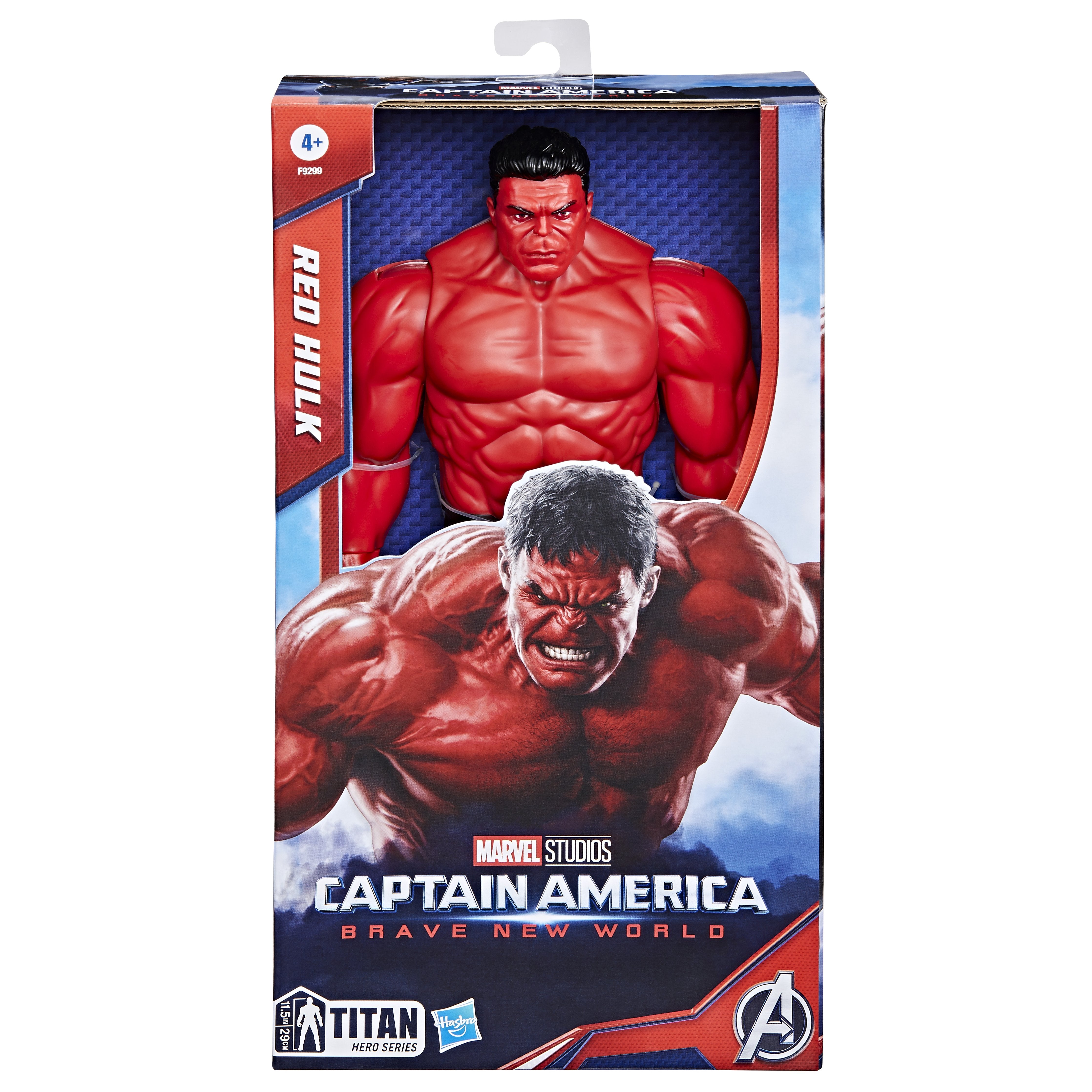 Figura Red Hulk Titan Hero Brave New World Capitan America  Vengadores Avengers Marvel 30cm