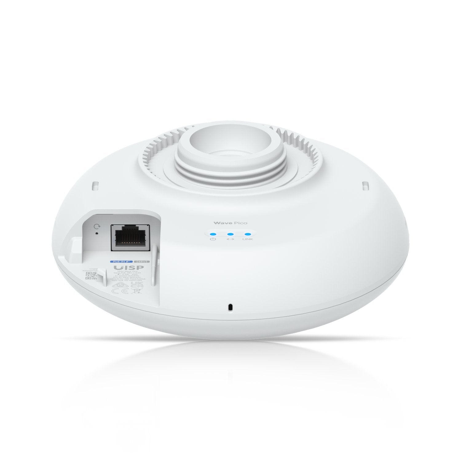Ubiquiti Wave-Pico Cpe Ptmp 60ghz. Se Conecta A Wave-Ap (Alcance Max 1.3km) Y Wave-Ap-Micro (Alcance Max 0.9km) Con Rendim. 2gbps (1gbps D&Uacute Plex). Radio Reserva 5ghz, Bluetooth, 1xethernet Gbe. Compati