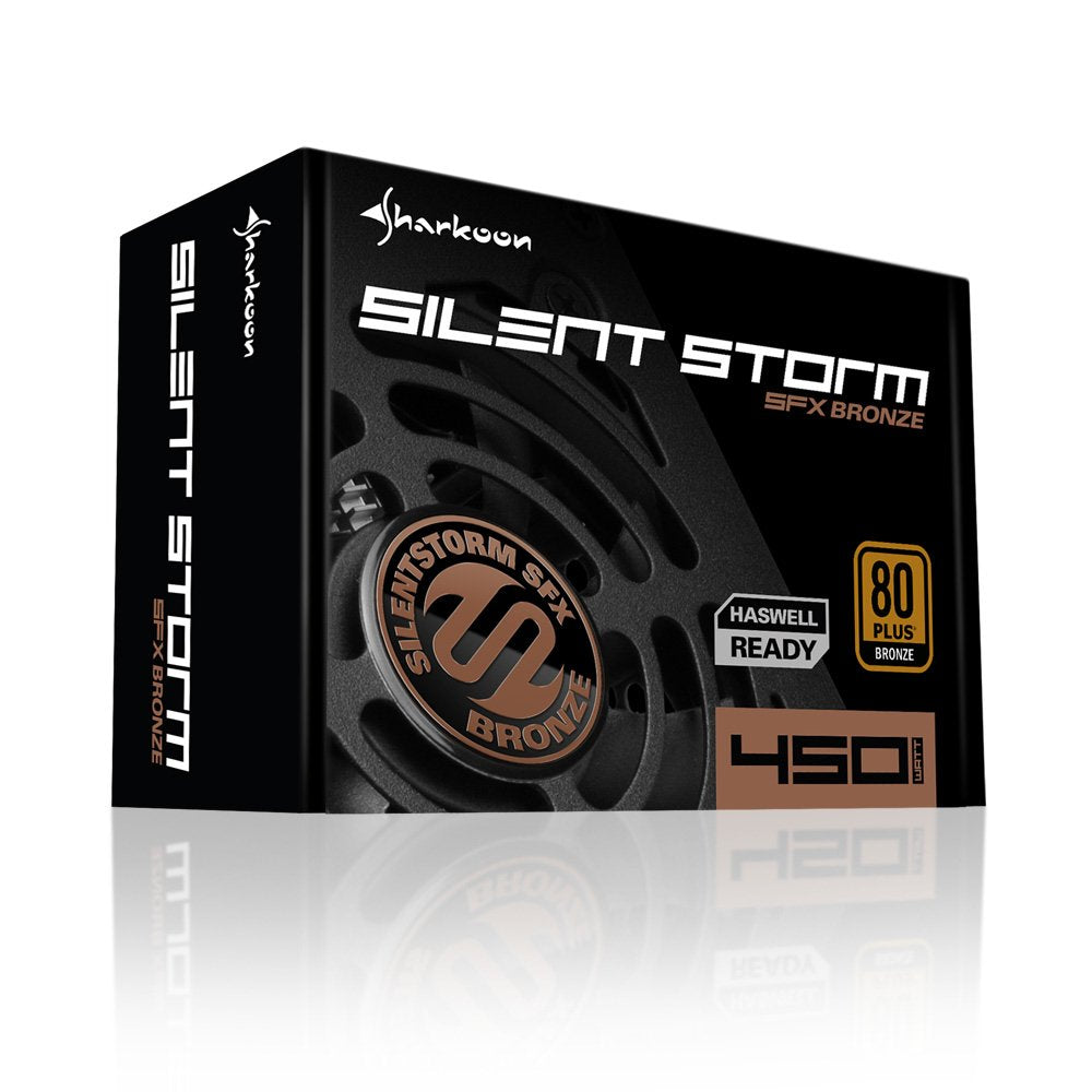 EAN 4044951016402 - Sharkoon SilentStorm SFX Bronze unidad de fuente de alimentación 450 W 20+4 pin ATX Negro imagen 3