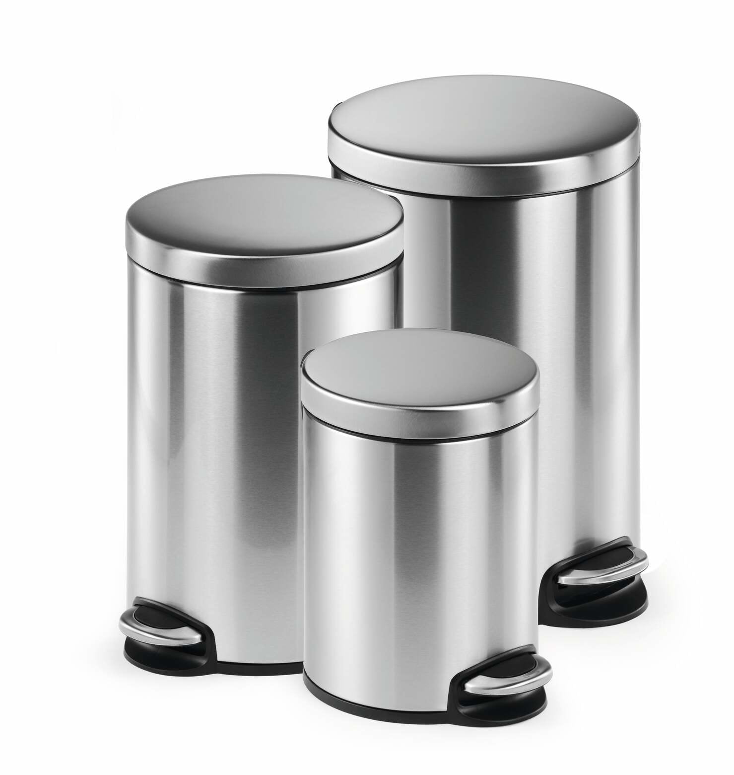 EAN 4005546301969 - Durable 340023 papelera 5 L Alrededor Acero inoxidable imagen 4