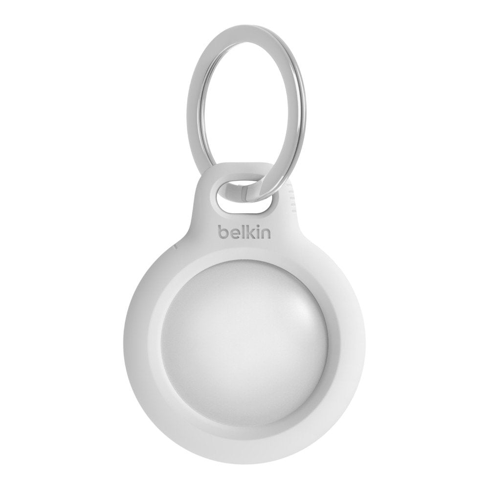 Soporte Seguro Con Llavero Belkin Para Apple Airtag Blanco