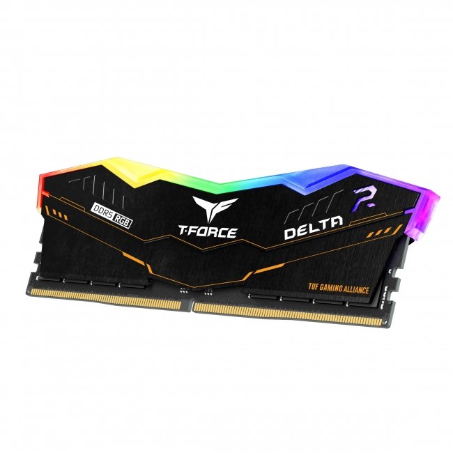 Memoria Team Group Dimm 32 Gb Ddr5-6000 (2x 16 Gb) Negro, Ff5d532g6000hc38adc01, Delta Tuf Rgb, Intel Xmp