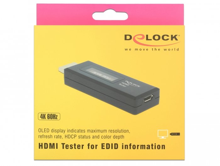 Hdmi Tester Für Edid Information Mit Oled Anzeige