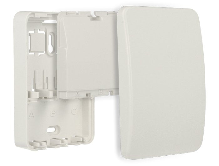 Keystone Leergehäuse 3 Port Geschlossen