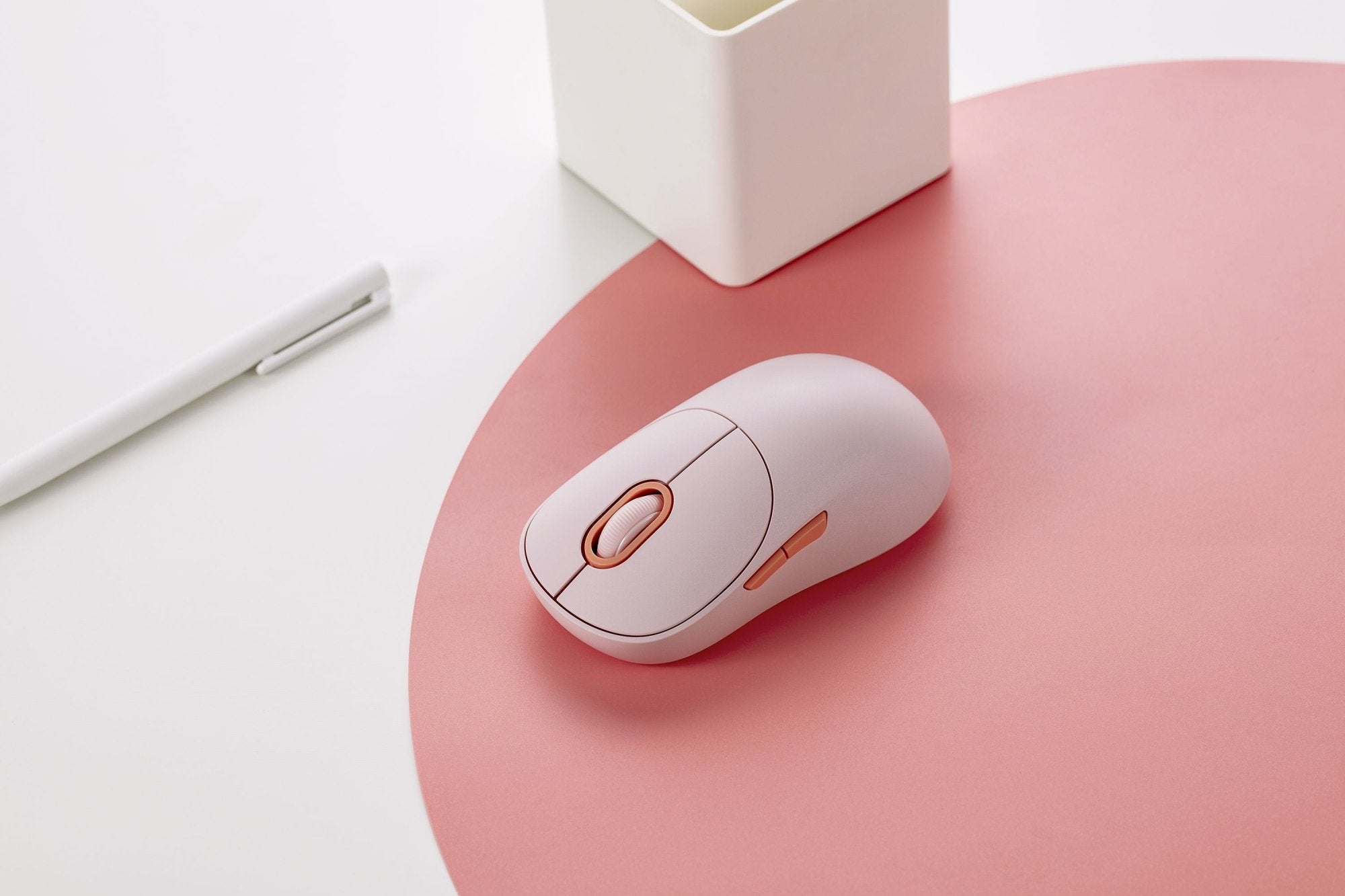Ratón Inalámbrico Xiaomi Wireless Mouse 3 Rosa - 1200 Dpi