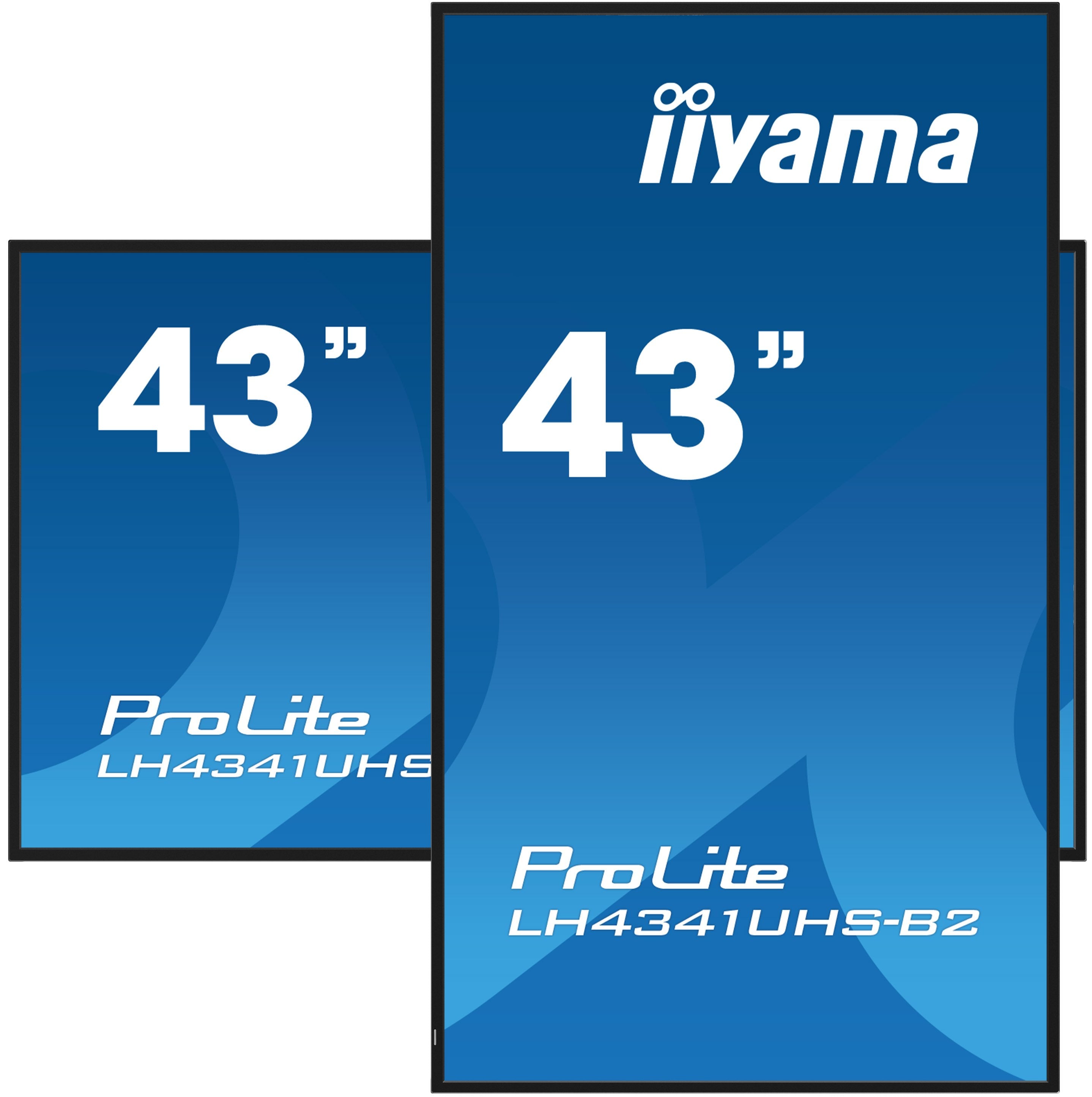 EAN 4948570123520 - iiyama LH4341UHS-B2 pantalla de señalización 108 cm (42.5") LCD 500 cd / m² 4K Ultra HD Procesador incorp imagen 4
