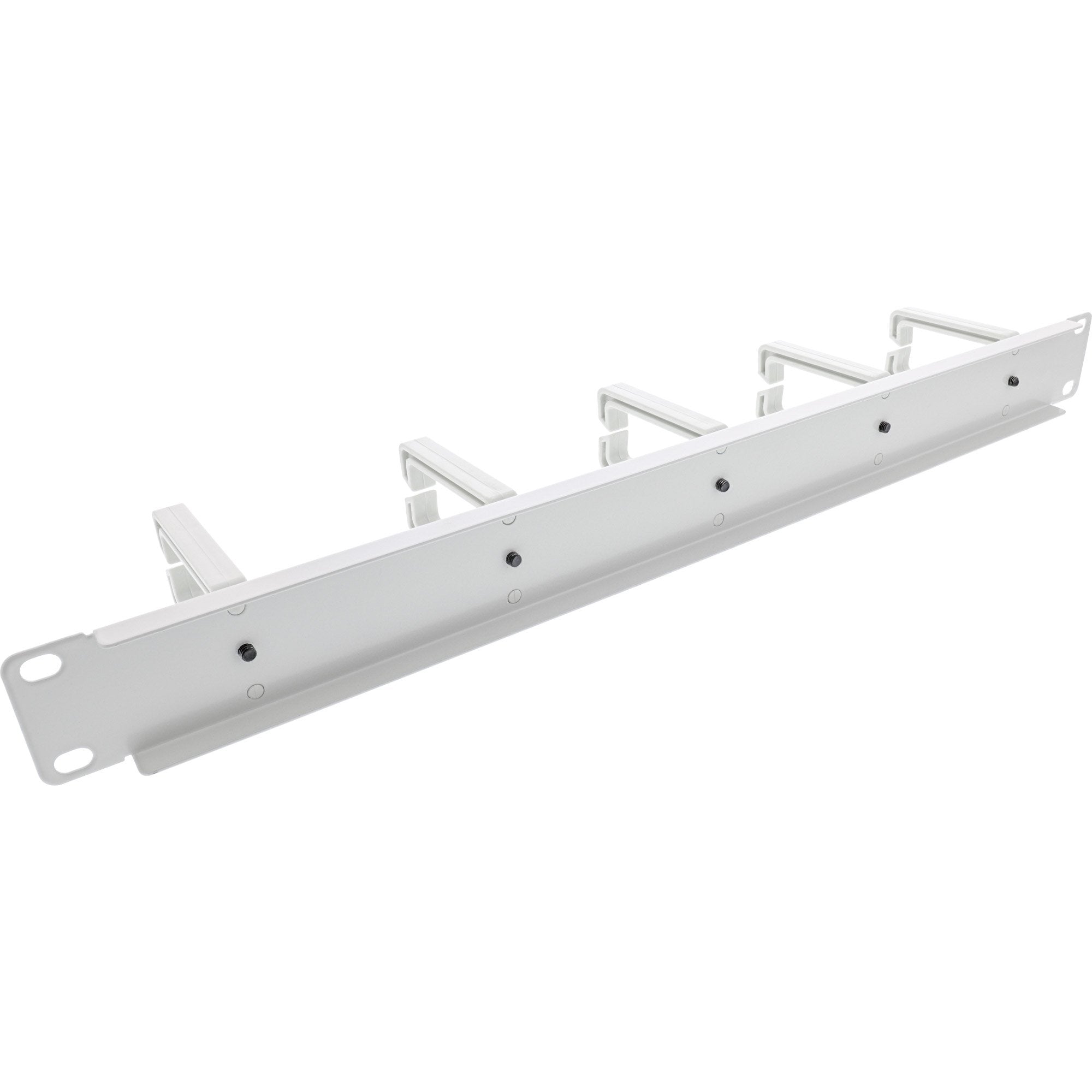 Panel De Gestión De Cables Inline De 19", 5 Soportes Pequeños, Ral7035, Gris