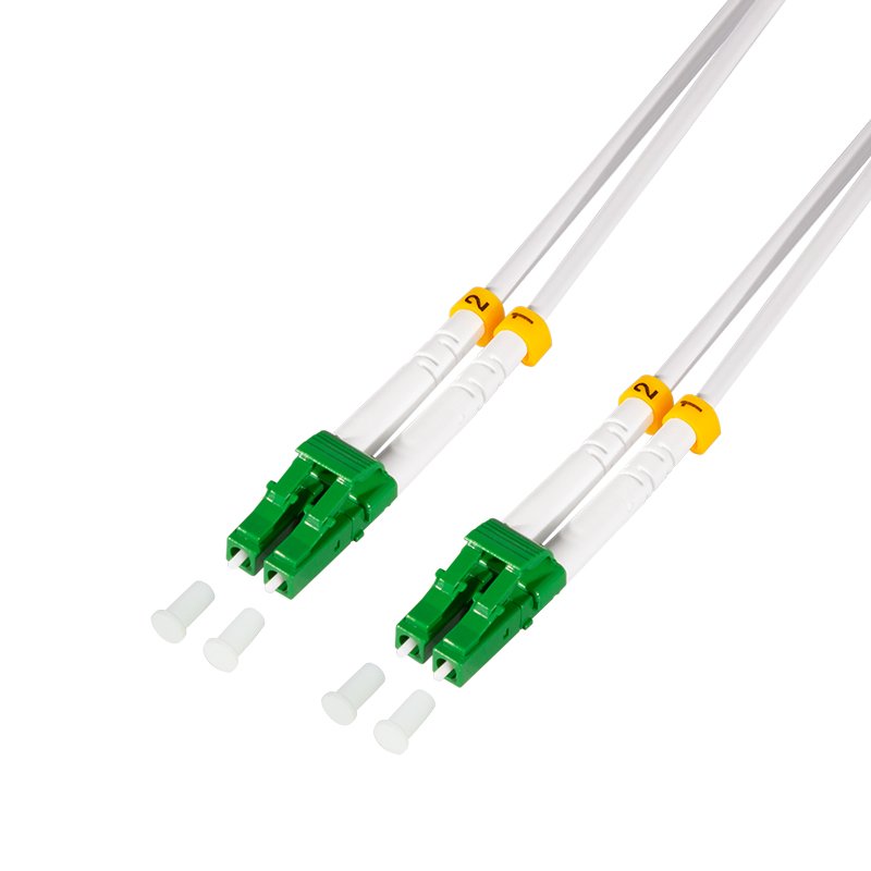 Logilink Steel Armored Fiber Patch Cord Os2, Duplex Lc Apc - Lc Apc, 10 M