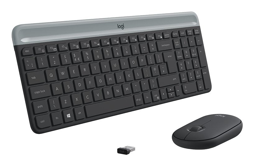 EAN 5099206086524 - Logitech 920-009196 teclado Ratón incluido Universal RF inalámbrico QWERTY Italiano Grafito imagen 5