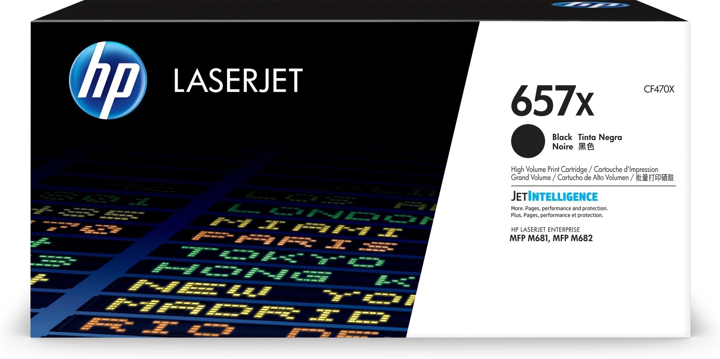 EAN 0889894325495 - HP 657X High Yield Black Original LaserJet Toner Cartridge cartucho de tóner 1 pieza(s) imagen 1
