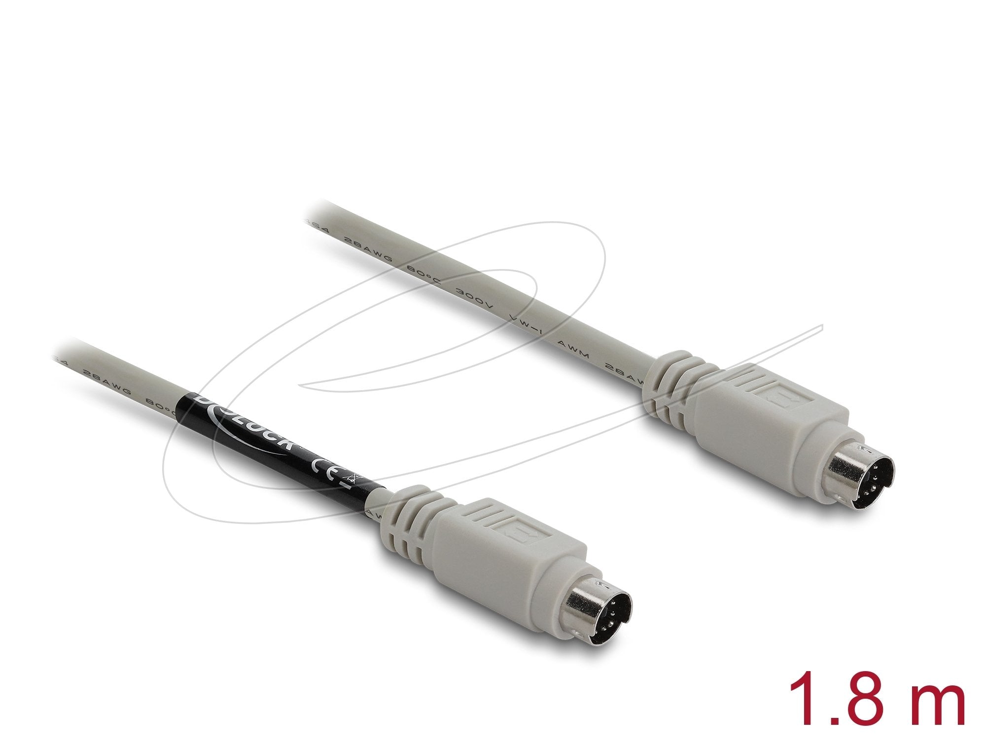 Delock Ps 2 Cable Stecker Zu Stecker 1,8 M