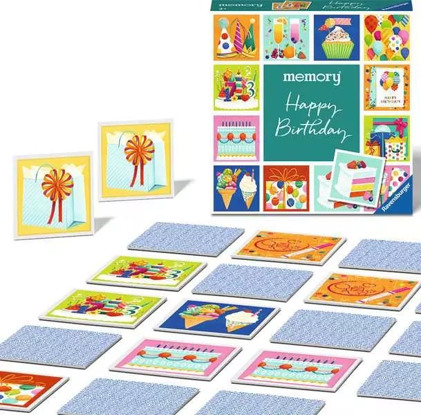 Momentos De Memoria De Ravensburger - Feliz Cumpleaños, Juego De Memoria 22399