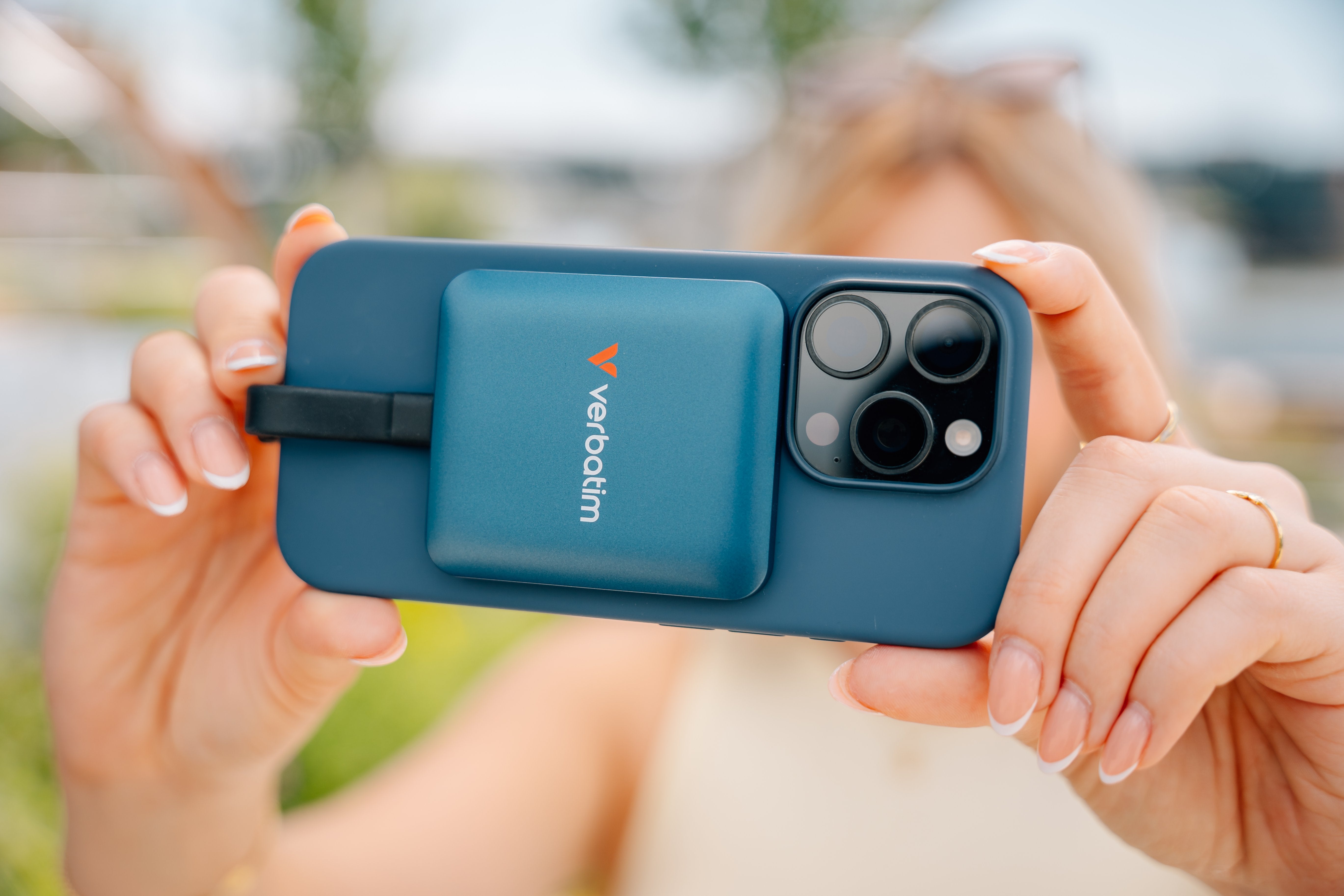 Ssd 2tb Verbatim Snapback Ssd 2tb Blue Metallic