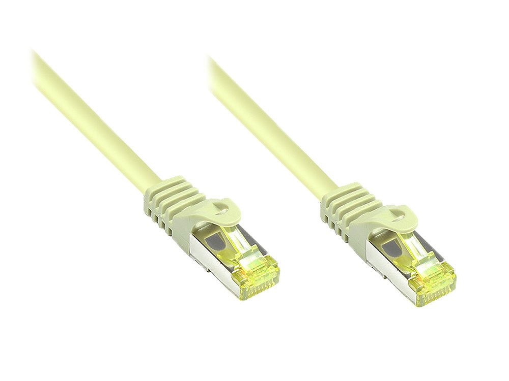 Goodconnections Rj45 Cable De Red Mit Cat. 7 Rohcable Und Rastnasenschutz (), S Ftp, Pimf, Halogenfrei, 500mhz, Ofc, Grau, 50m,