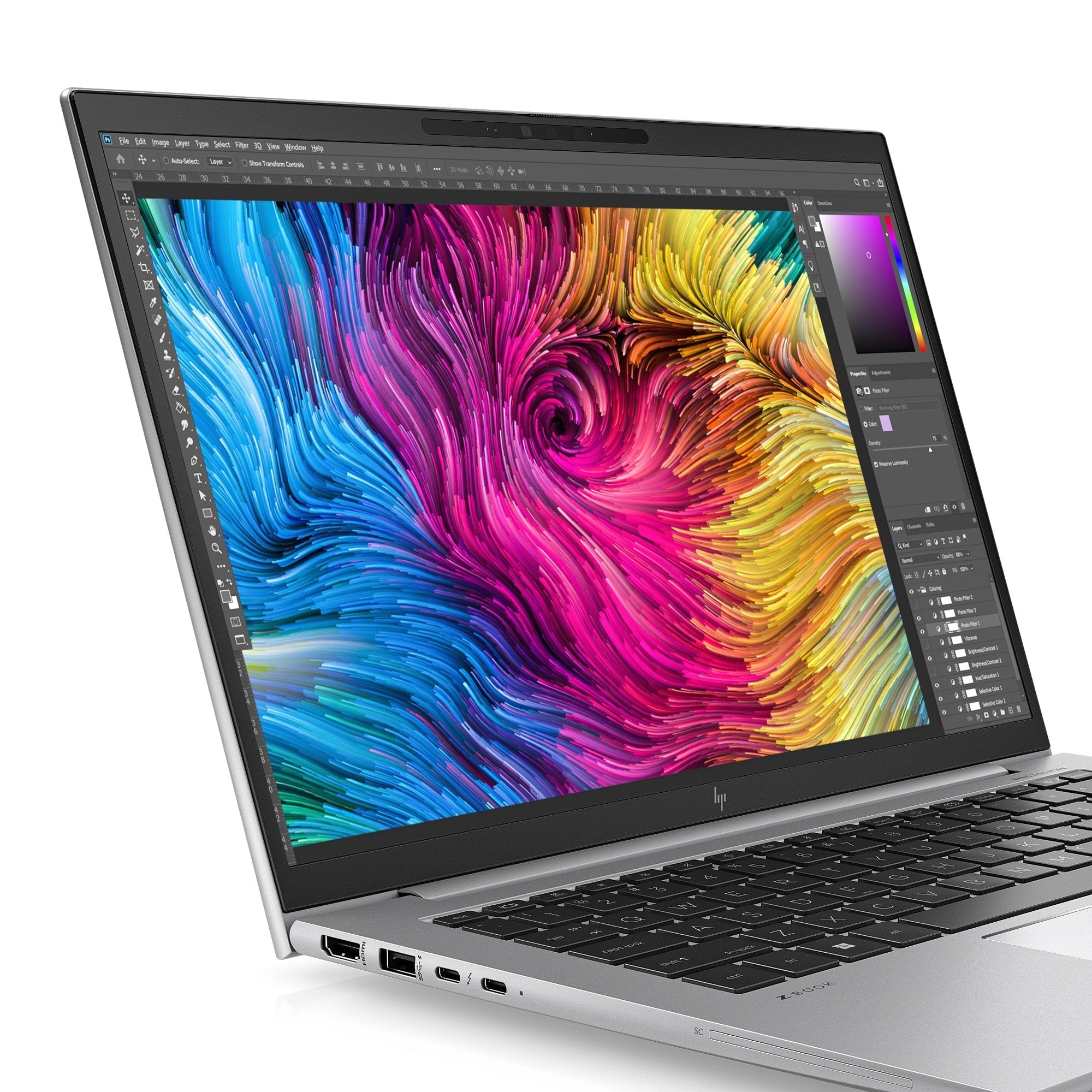 Hp Zbook Firefly 14 G10 14" Wuxga I7-1365u 16 Gb 512 Gb Ssd Nvidia Rtx A500  Windows 11 Pro Plata