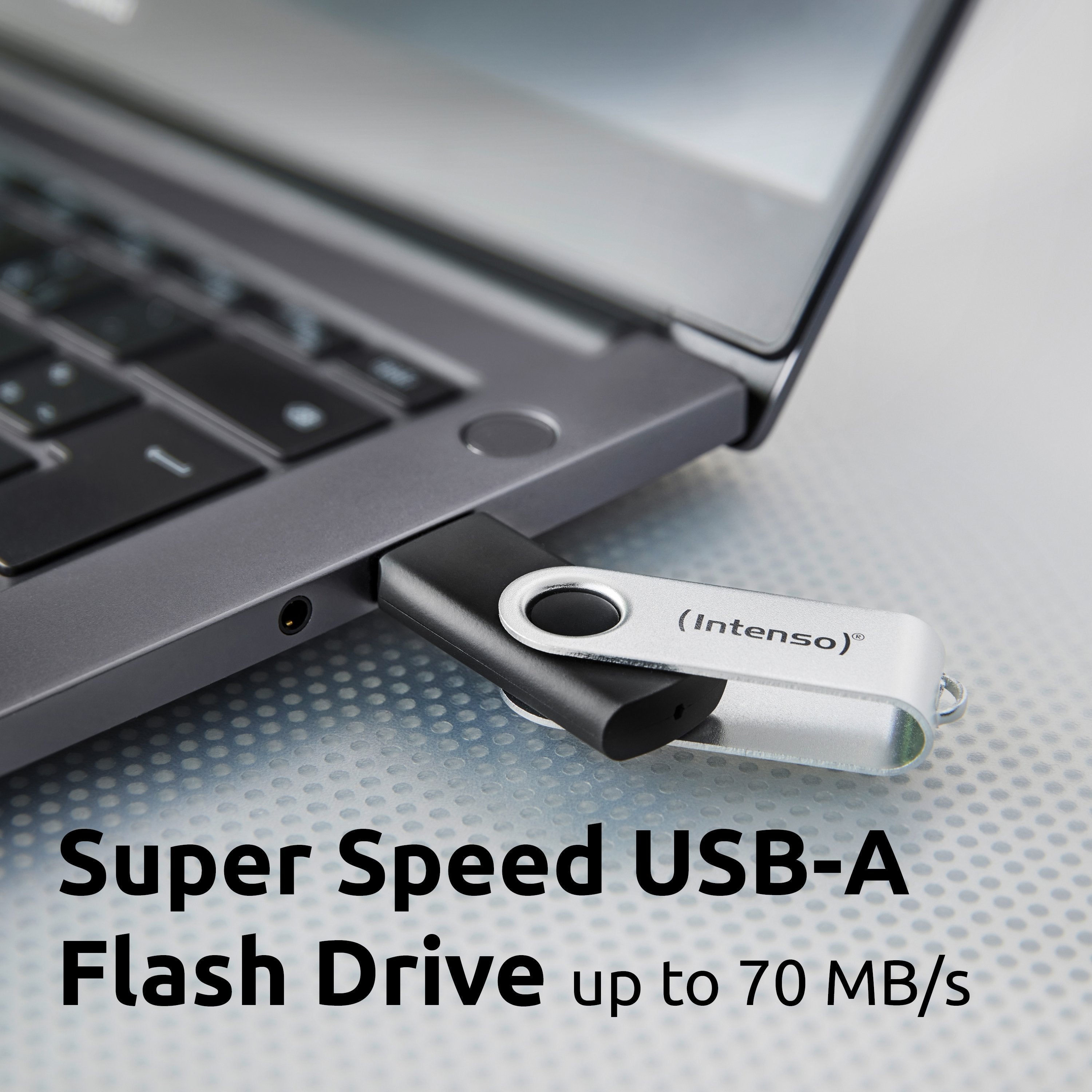 EAN 4034303036363 - Intenso USB 64GB OFFICE LINE 3.2 Gen1 Silver-Black unidad flash USB USB tipo A 3.2 Gen 1 (3.1 Gen 1) Negr imagen 5