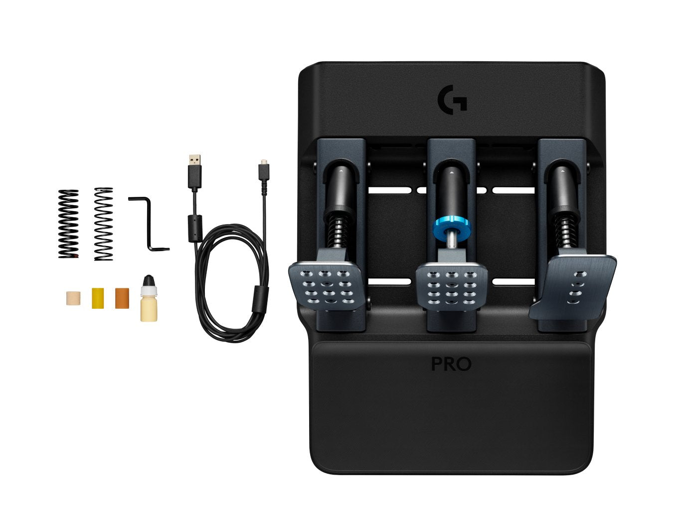 Logitech G Pro Racing Pedals Pedales Cableado Para Pc Microsoft Xbox One Microsoft Xbox Series S Microsoft Xbox Series X Sony Playstation 4 Sony Playstation 5